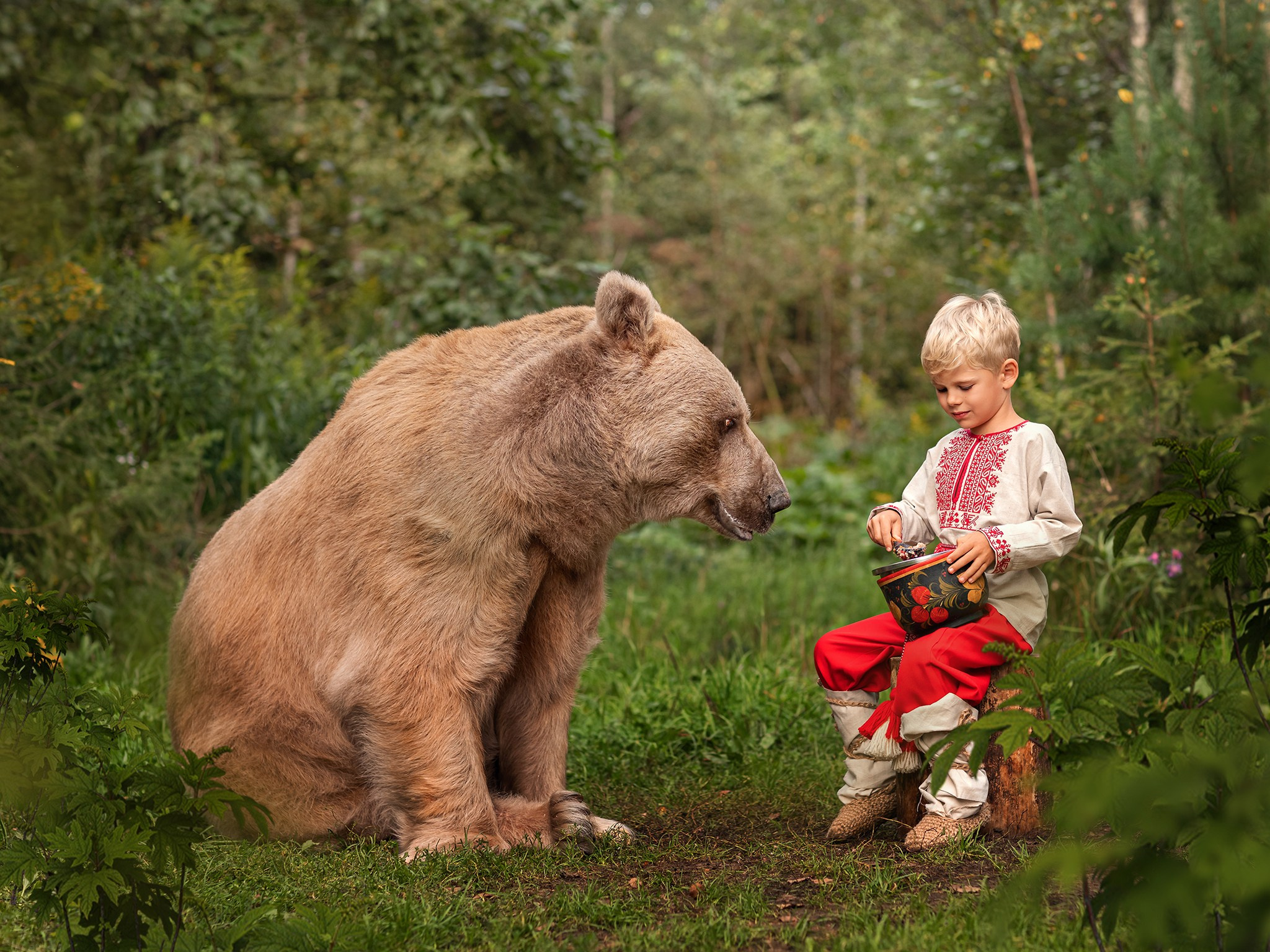 Семейная съемка с животными. Детский и семейный фотограф Елена Михайлова в Москве