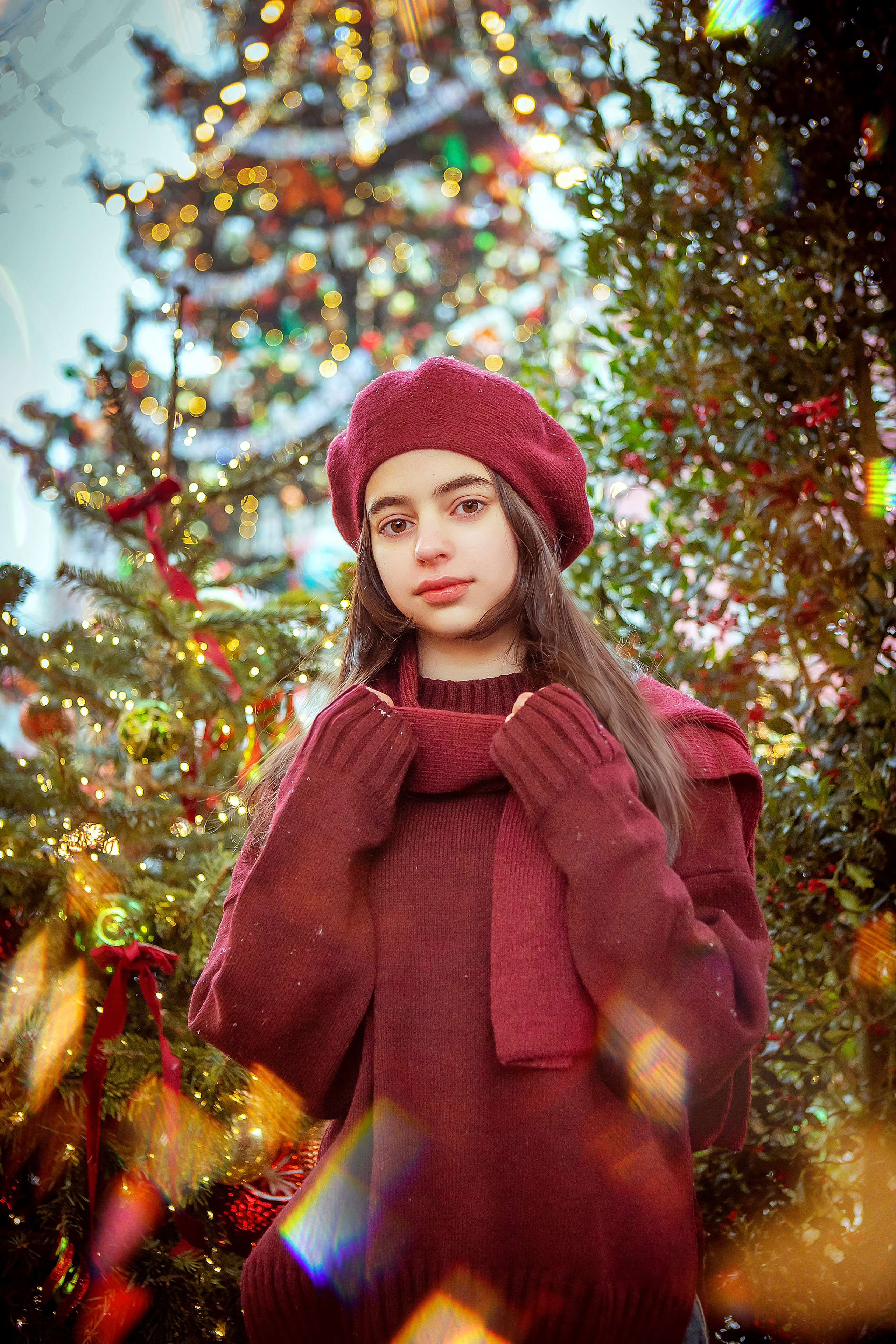 Новогодняя Москва. Мария. Фотограф Мария Кольцова