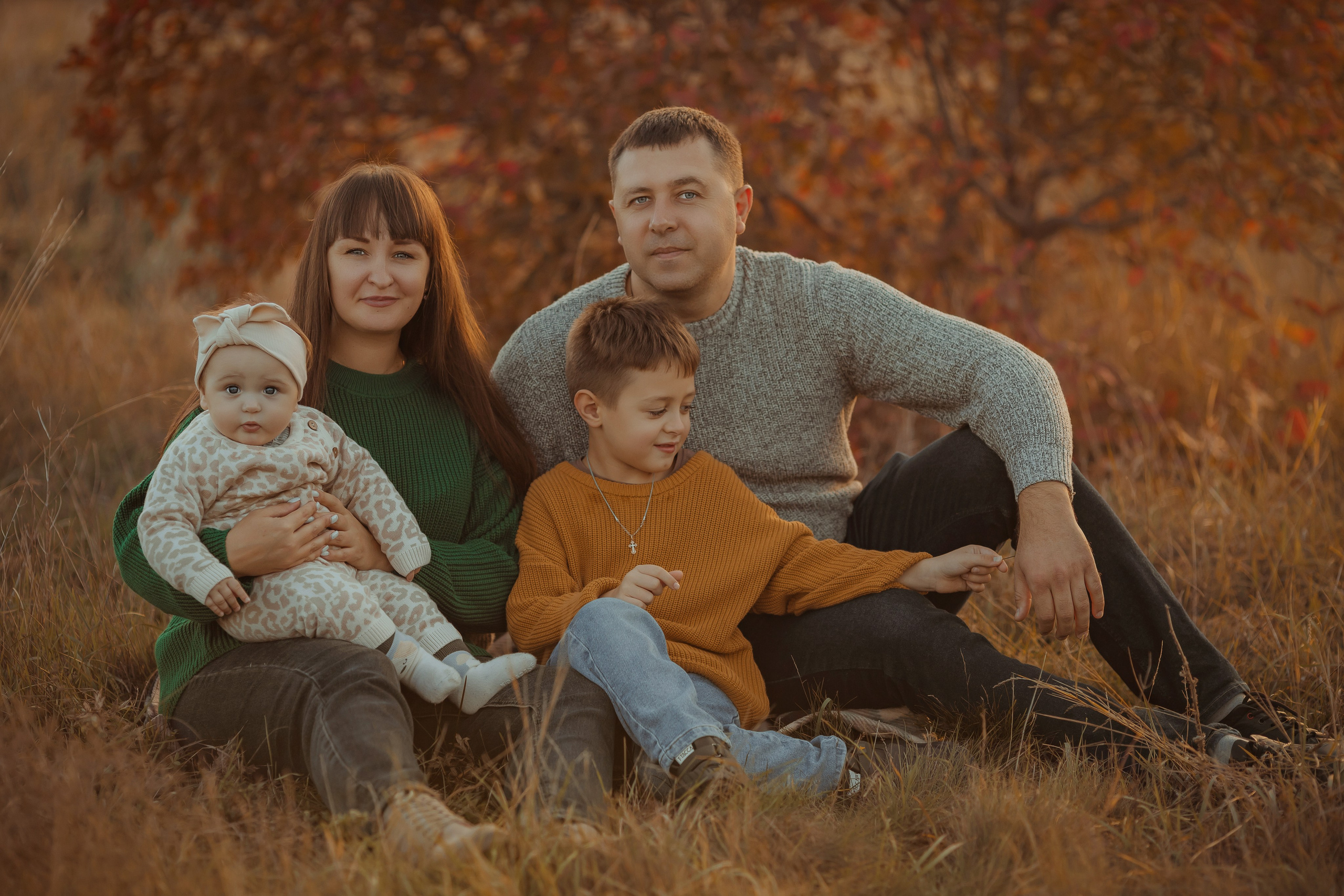 Семья Гутник. Осень. Семейный и детский фотограф в Крыму Екатерина Швец