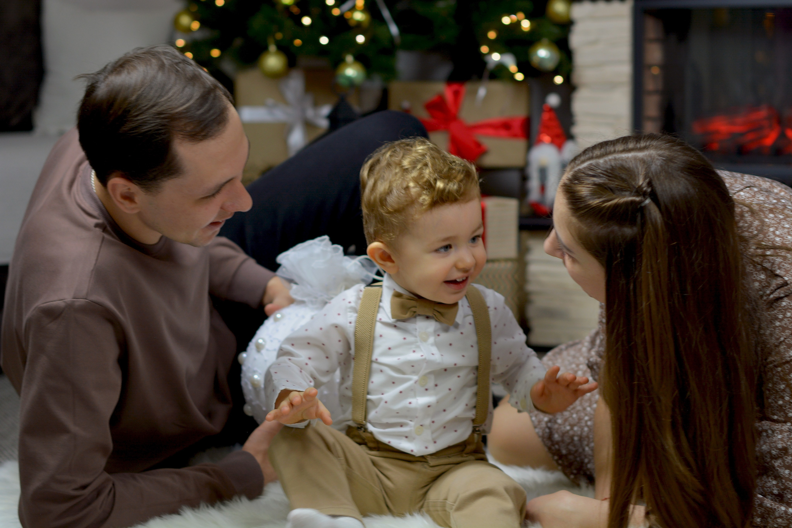 Озорная Новогодняя фотосессия. Семейный и детский фотограф в городе Грязи Олеся Огурцова