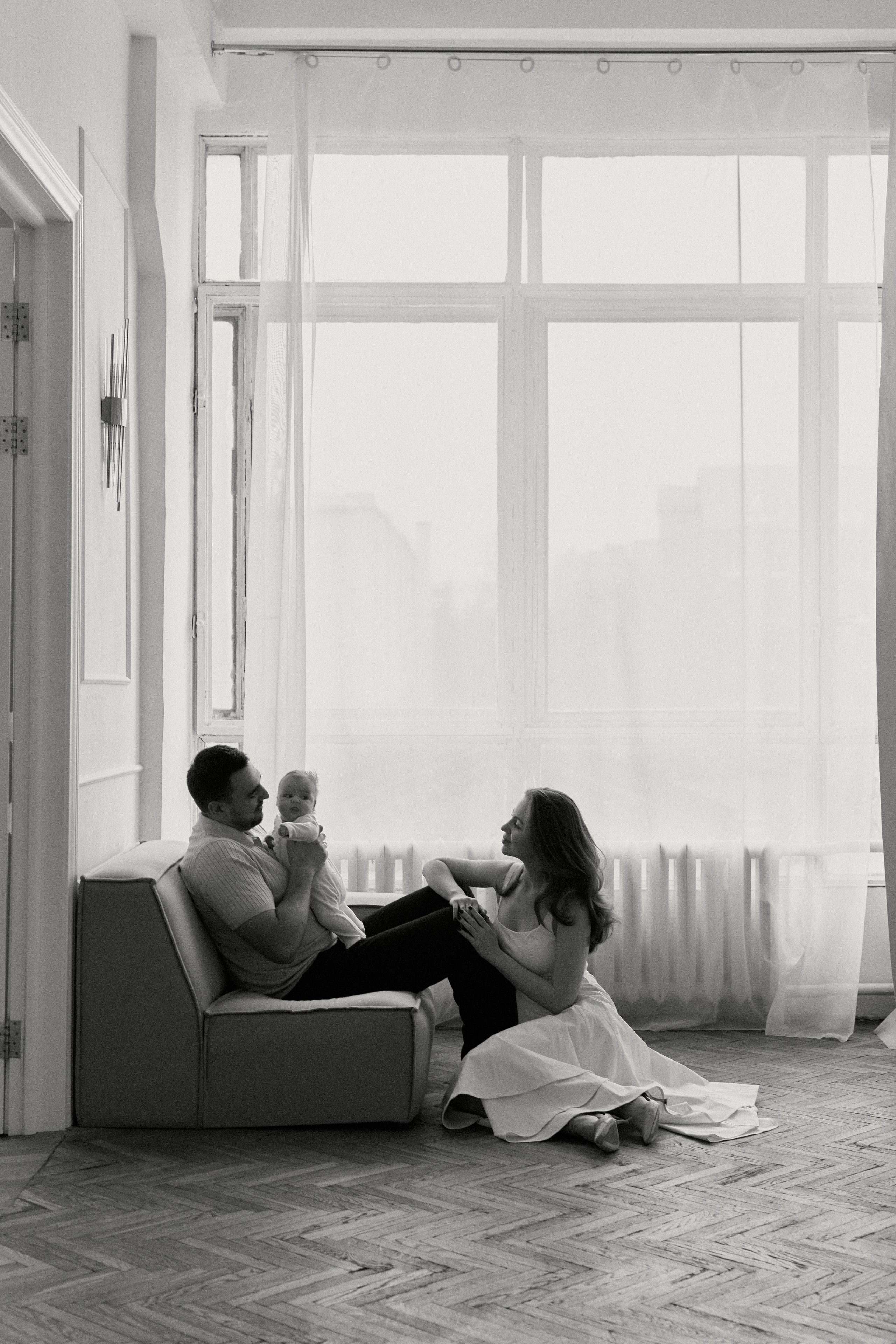 Олег + Настя + София. Семейный и детский фотограф Юлия Шох