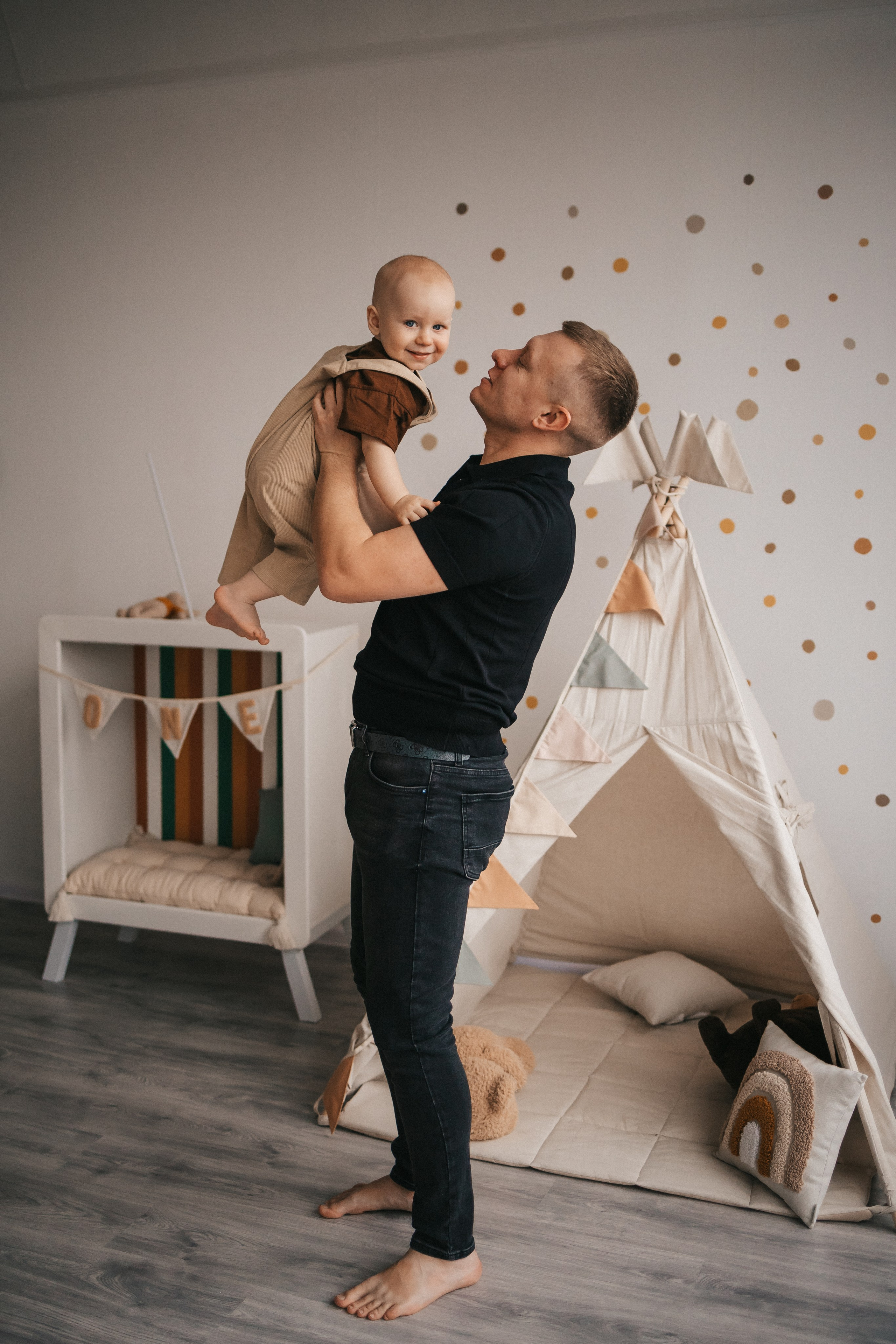 Саше 1 годик в новогодних локациях. Фотограф Нижний Новгород