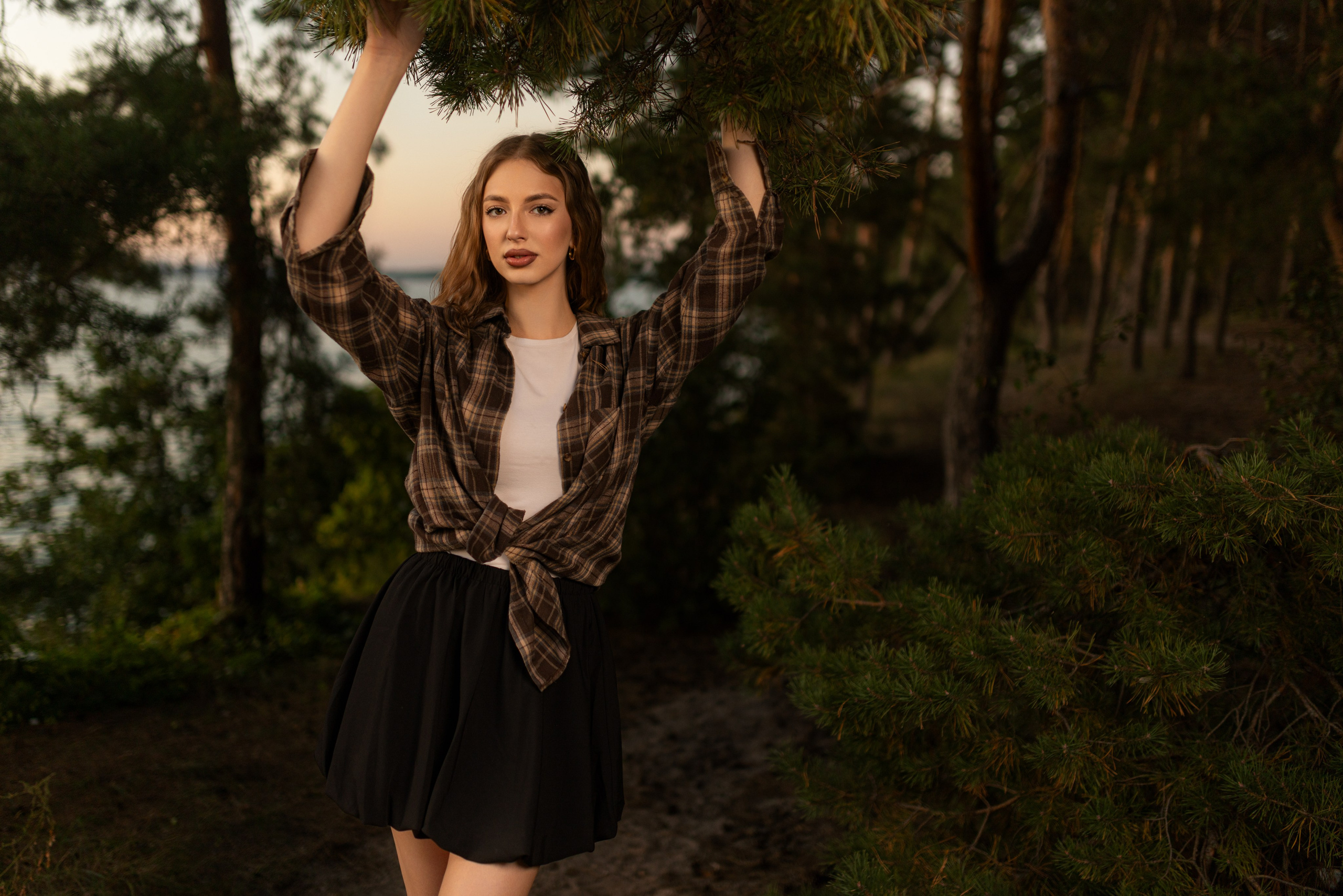 Вечерний фотосет с Ксенией на побережье с дополнительным светом для «себя». Дмитрий Шульгин, портретный фотограф в Воронеже