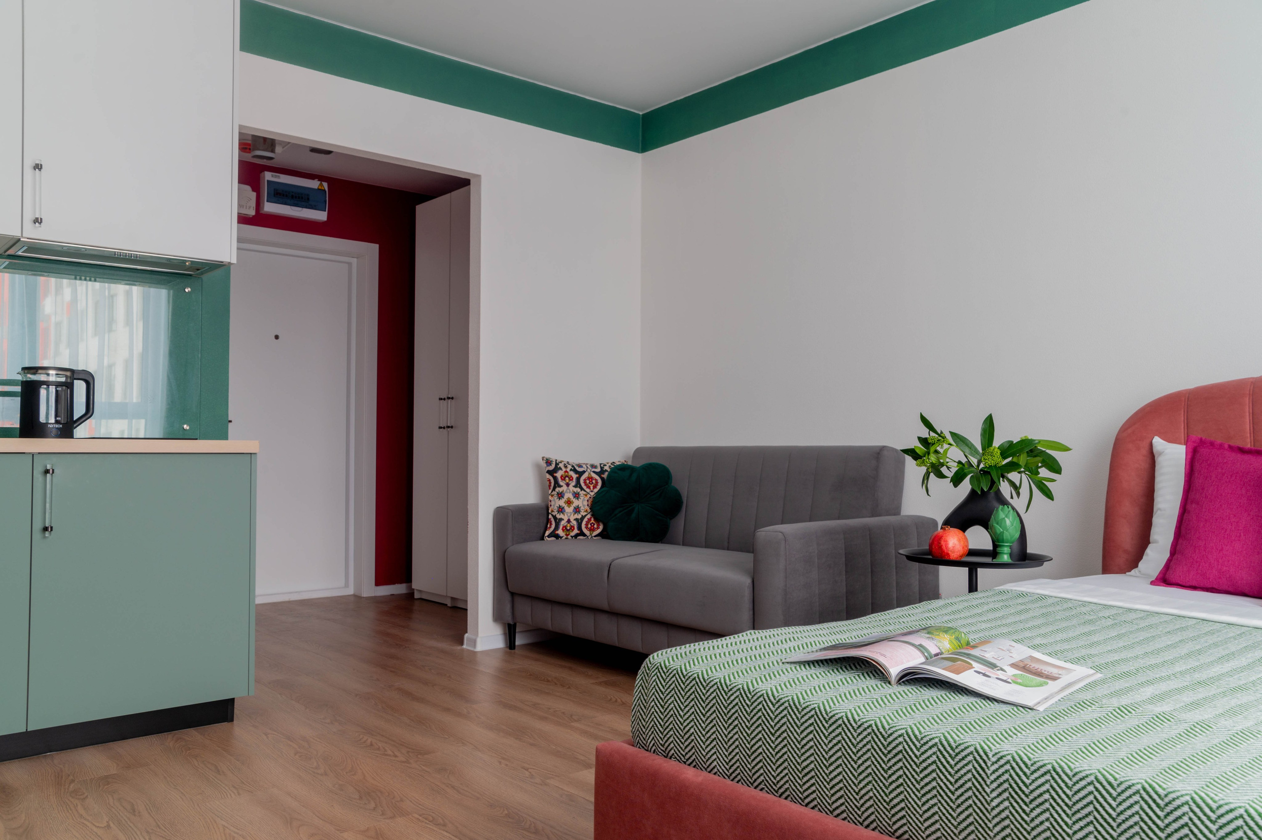 Съемка студии для посуточной аренды ЖК «Волга Парк». Интерьерный фотограф в Ярославле. Вероника Лазыкина