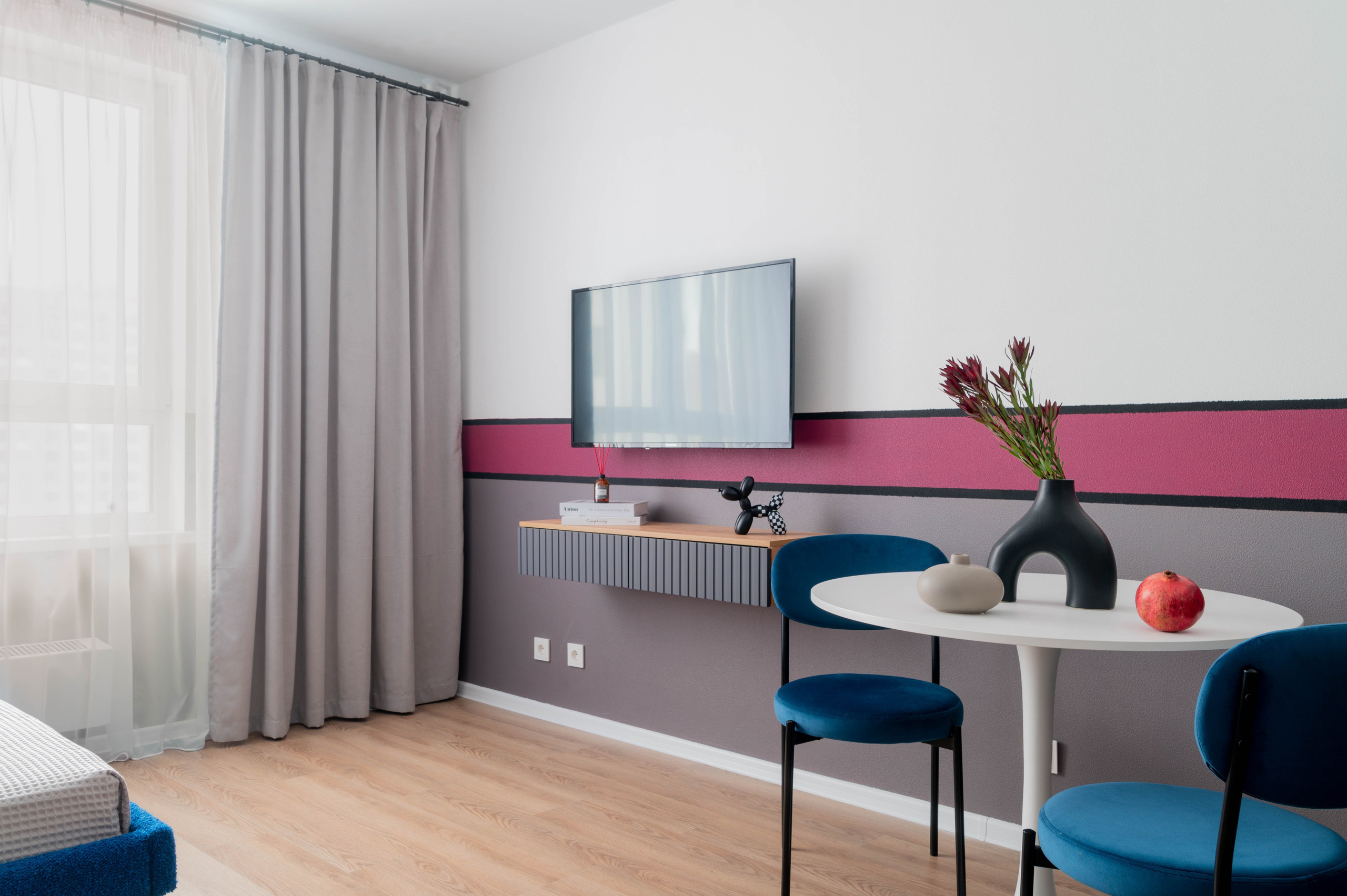 Съемка студии для посуточной аренды ЖК «Волга Парк». Интерьерный фотограф в Ярославле. Вероника Лазыкина