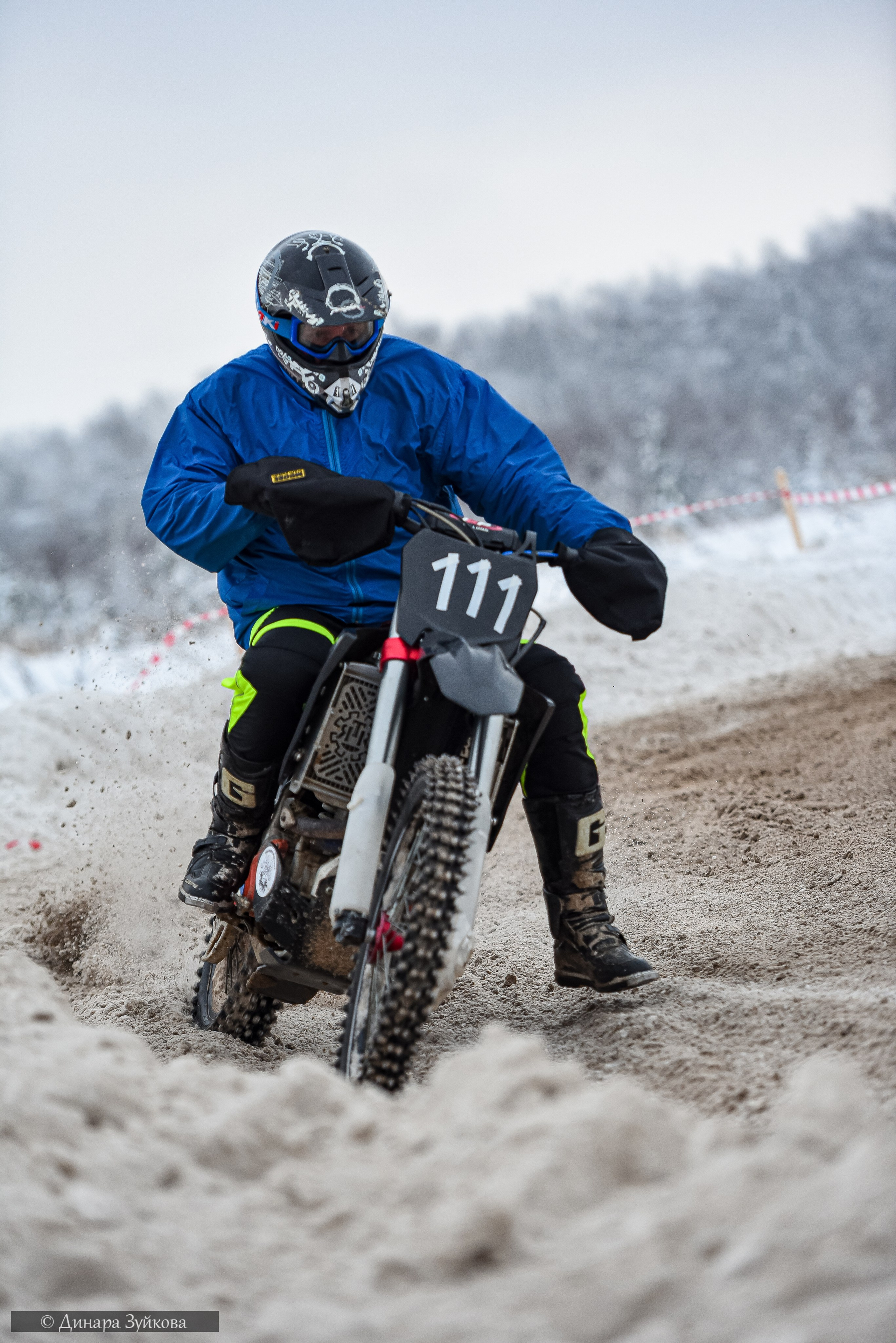 Новогодний мотокросс г. Вязники. Мотофотограф в Нижнем Новгороде Динара Зуйкова