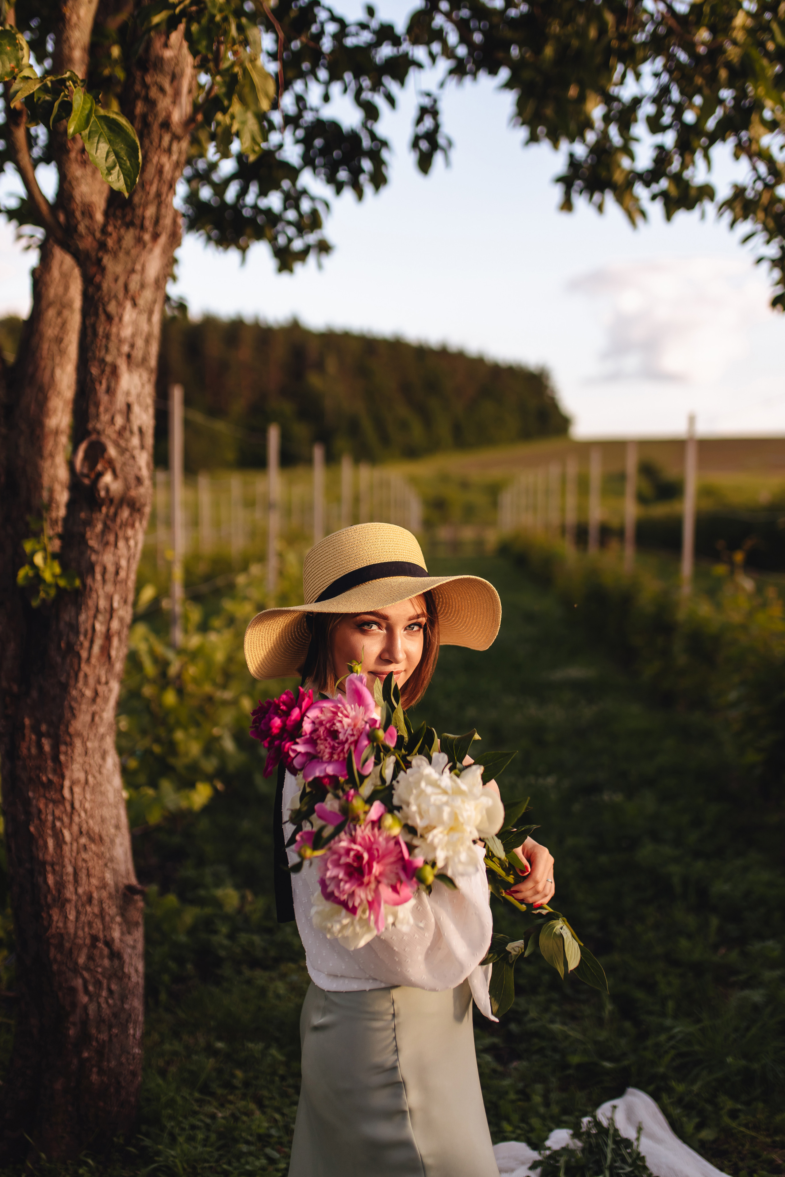 Маша в винограднике. Свадебный и семейный фотограф в Туле и области Маша Костина