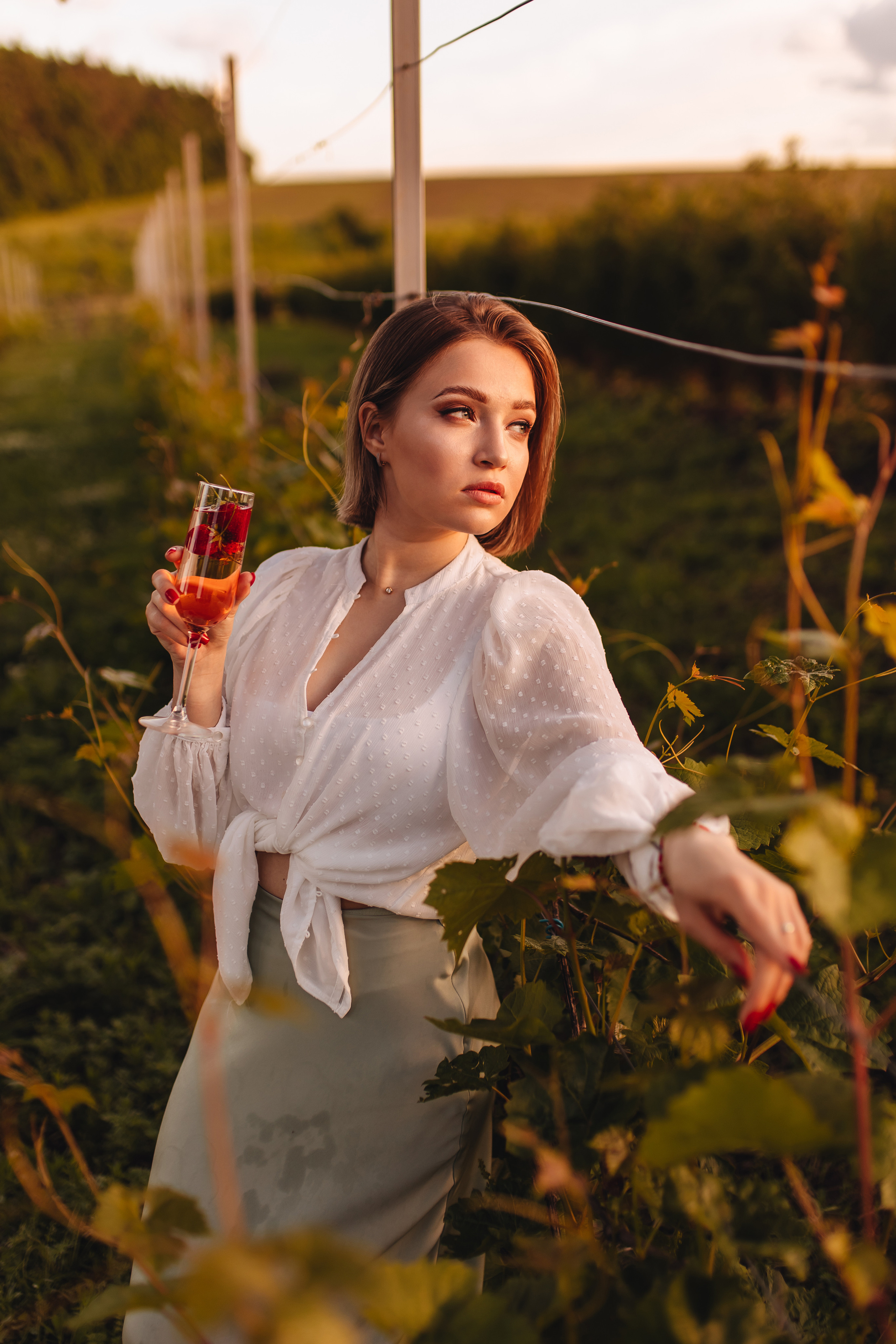 Маша в винограднике. Свадебный и семейный фотограф в Туле и области Маша Костина