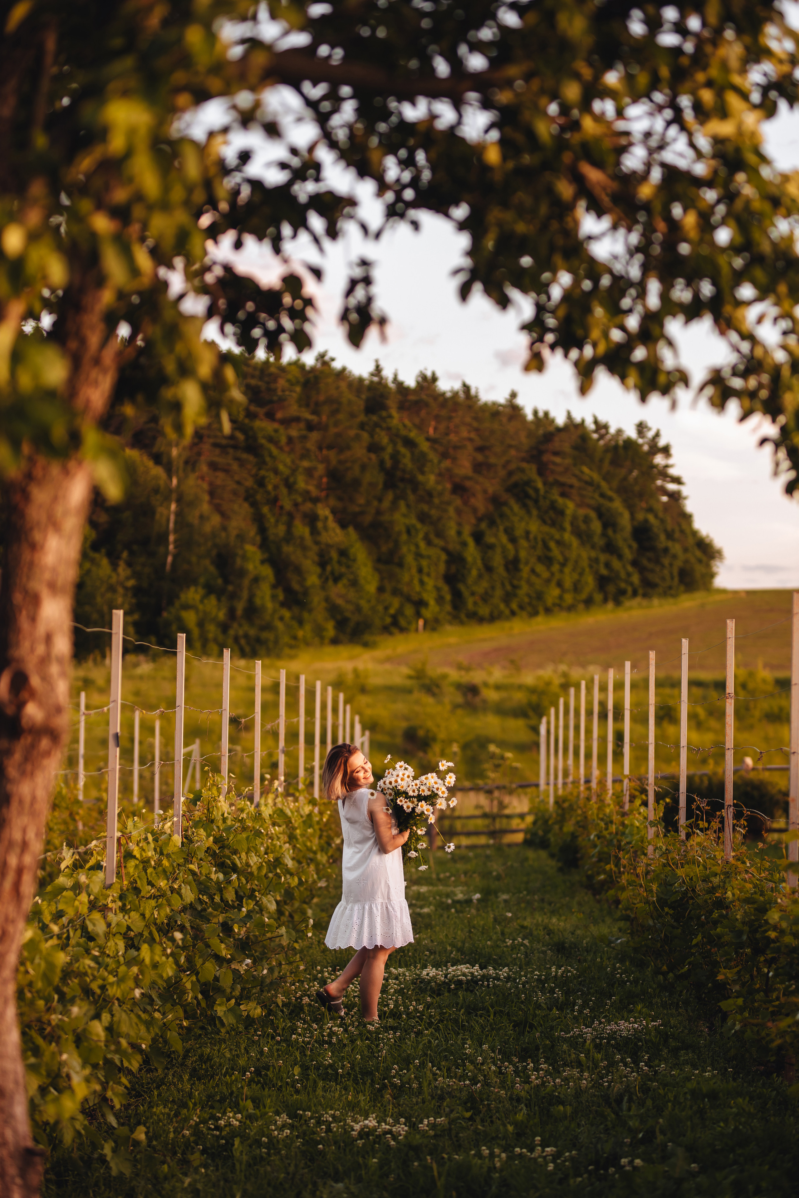 Маша в винограднике. Свадебный и семейный фотограф в Туле и области Маша Костина