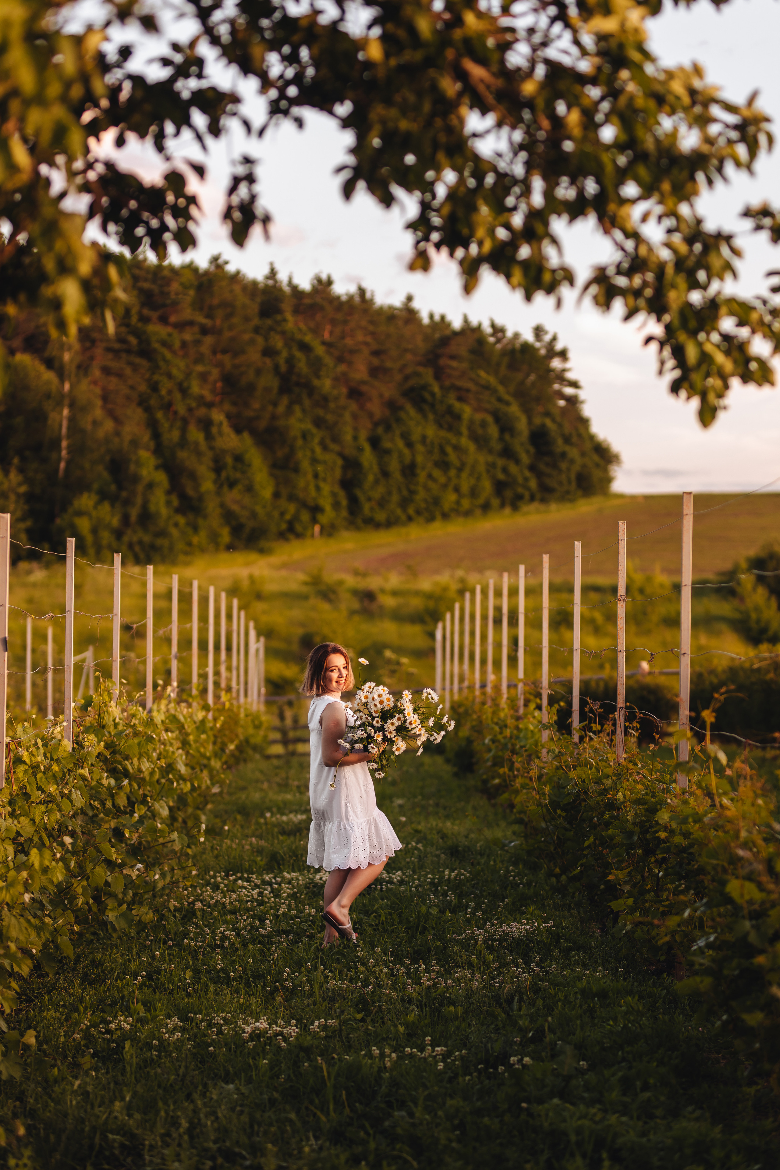 Маша в винограднике. Свадебный и семейный фотограф в Туле и области Маша Костина