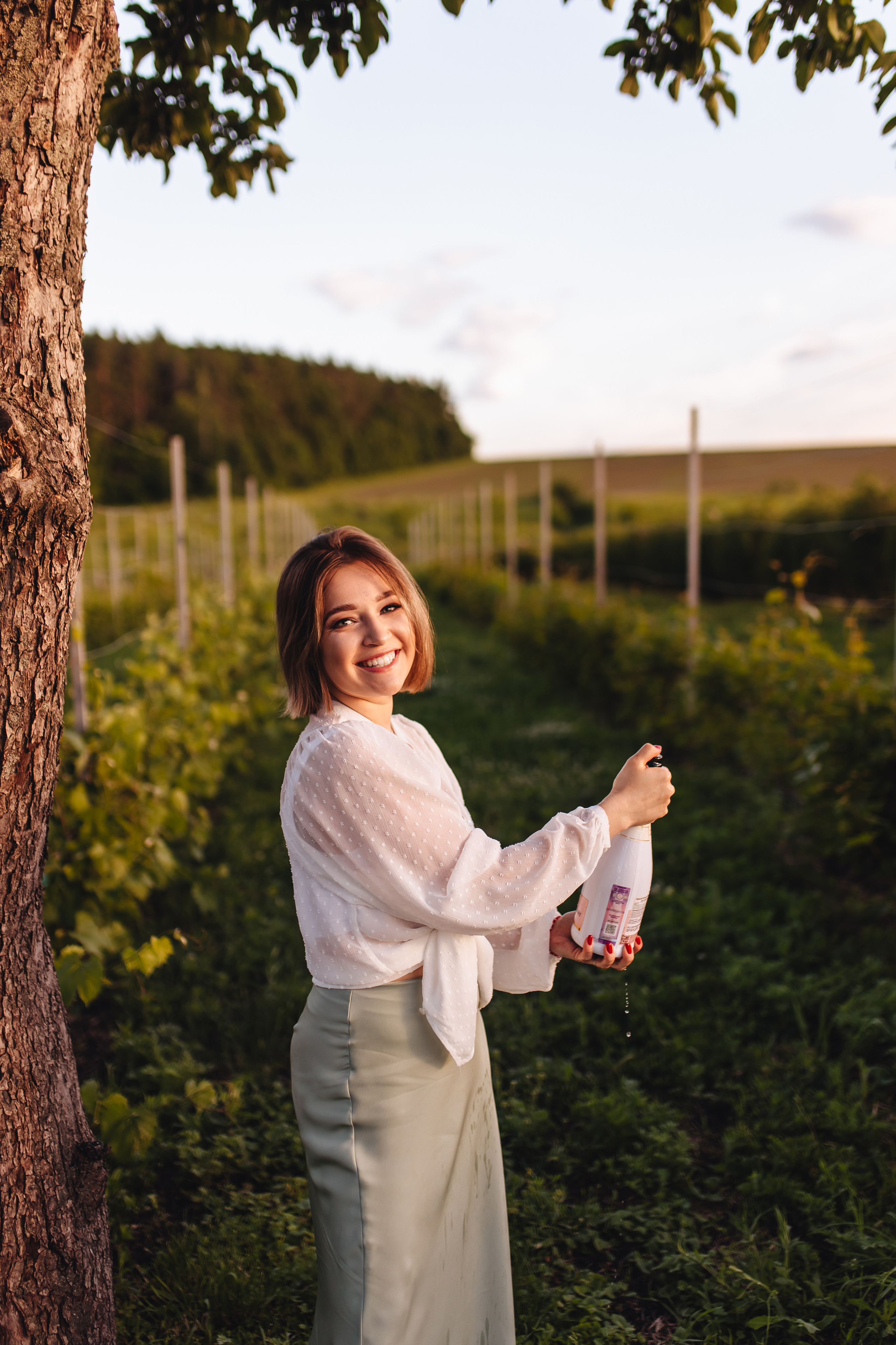 Маша в винограднике. Свадебный и семейный фотограф в Туле и области Маша Костина