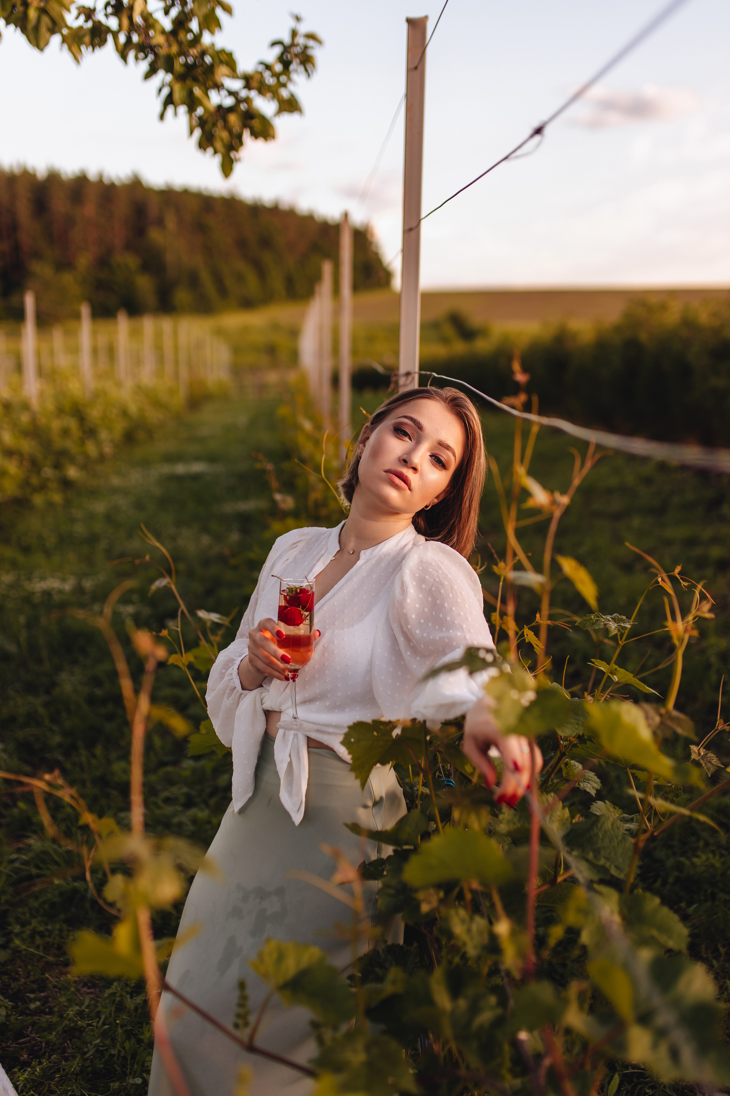 Маша в винограднике. Свадебный и семейный фотограф в Туле и области Маша Костина