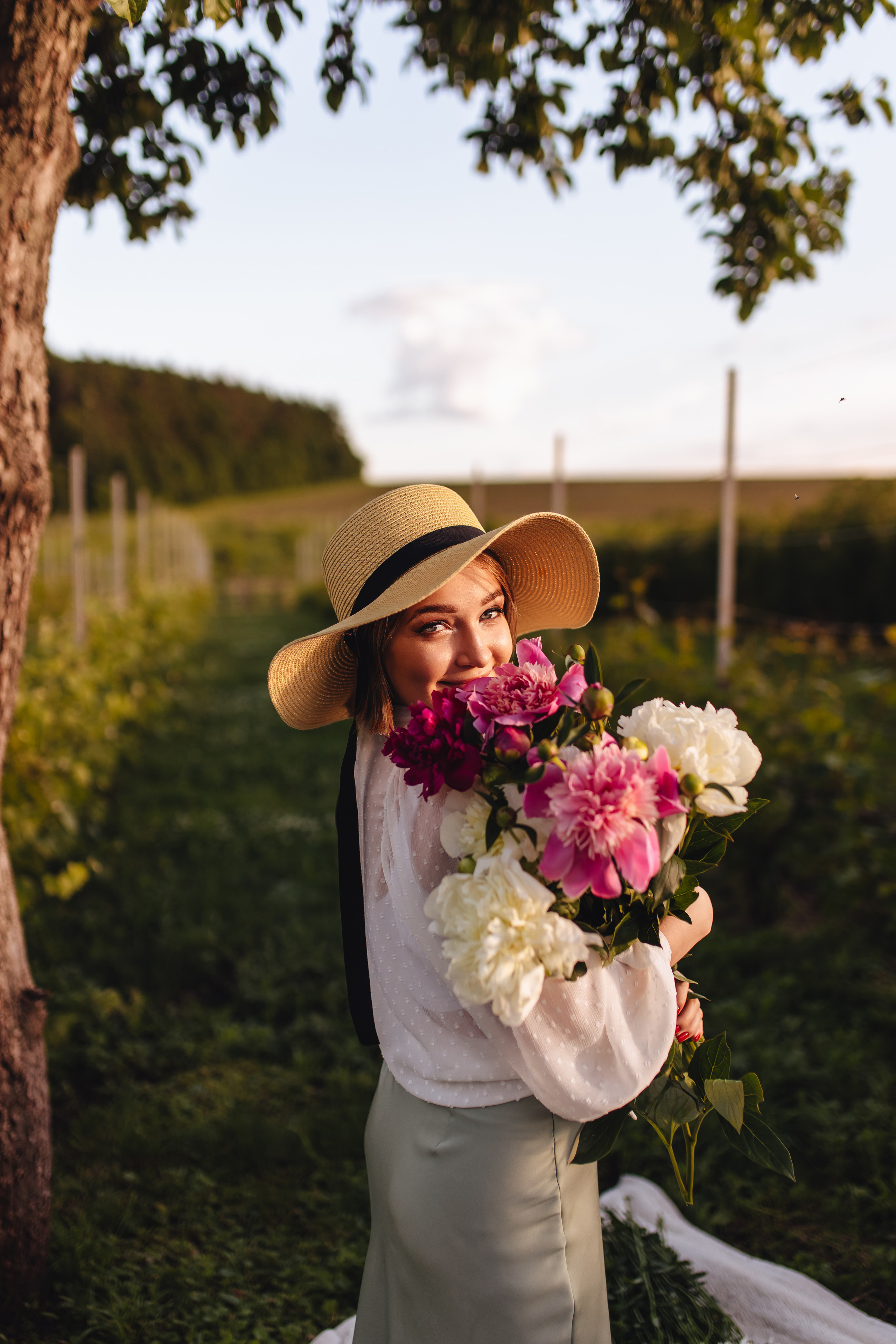 Маша в винограднике. Свадебный и семейный фотограф в Туле и области Маша Костина