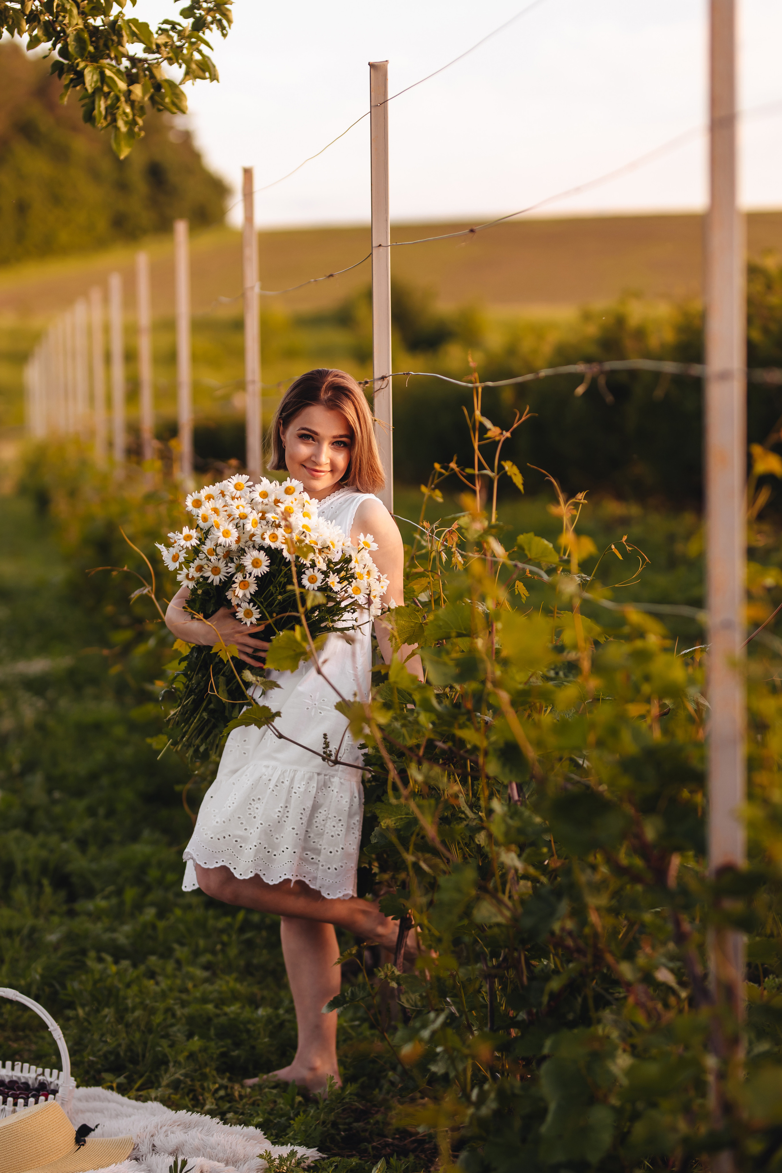 Маша в винограднике. Свадебный и семейный фотограф в Туле и области Маша Костина