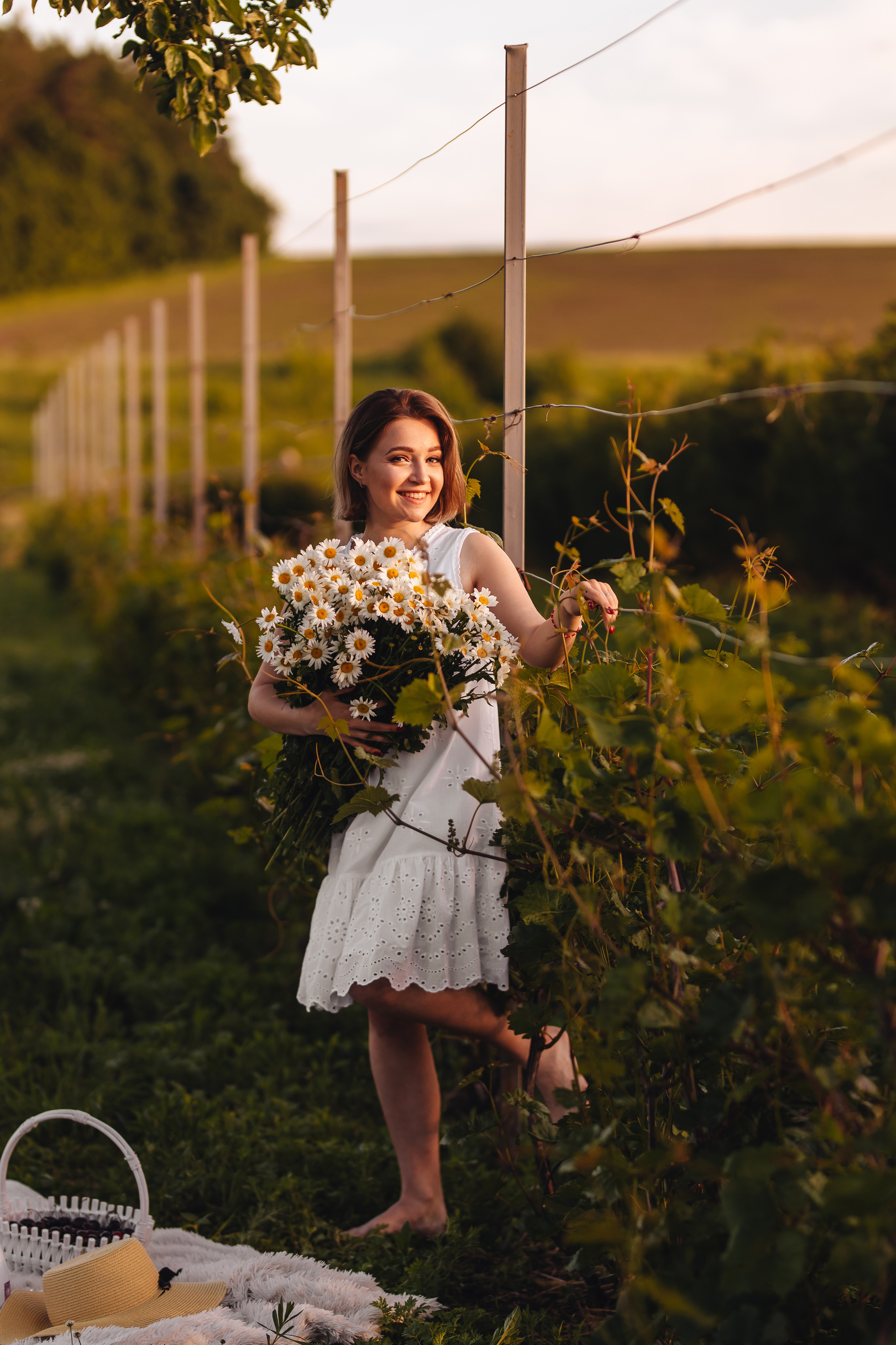 Маша в винограднике. Свадебный и семейный фотограф в Туле и области Маша Костина