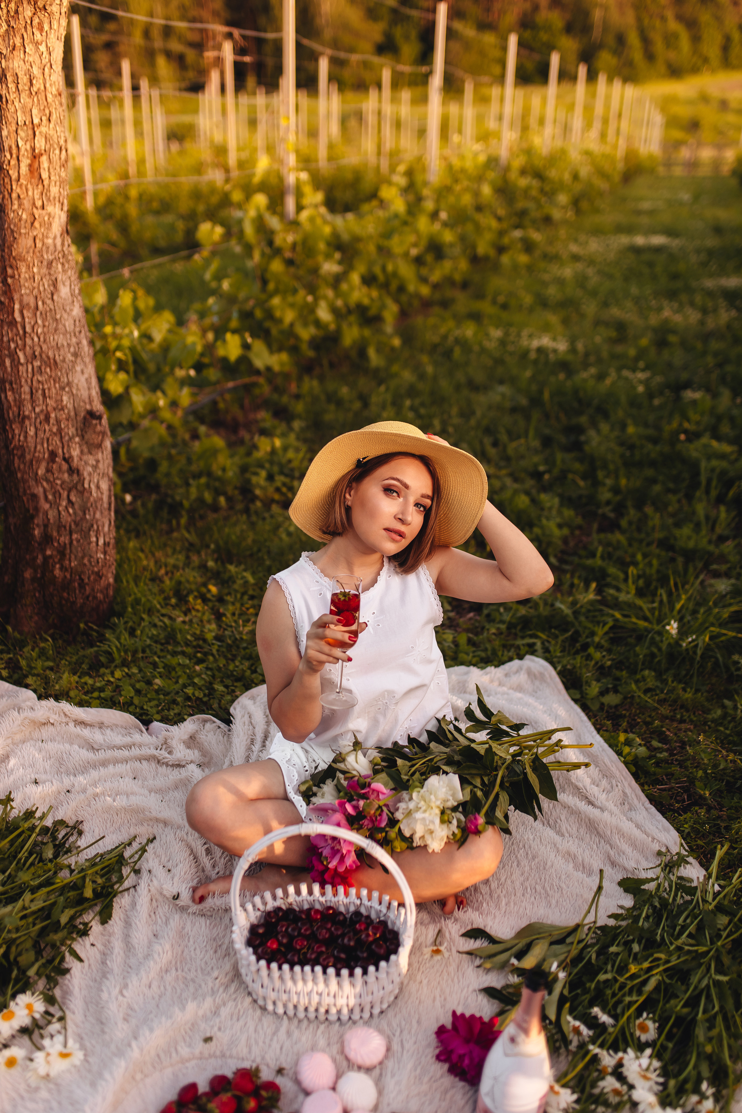 Маша в винограднике. Свадебный и семейный фотограф в Туле и области Маша Костина