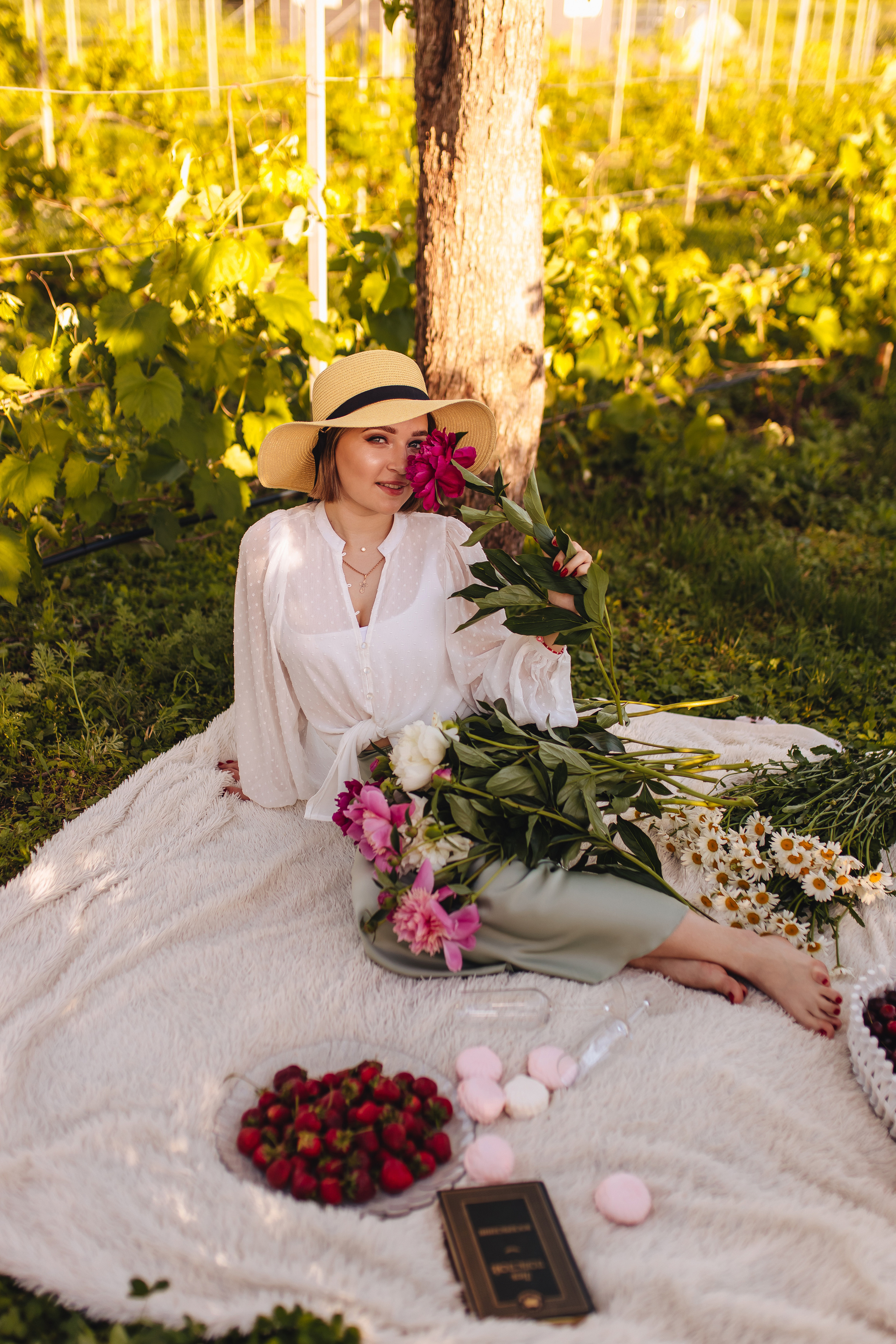 Маша в винограднике. Свадебный и семейный фотограф в Туле и области Маша Костина
