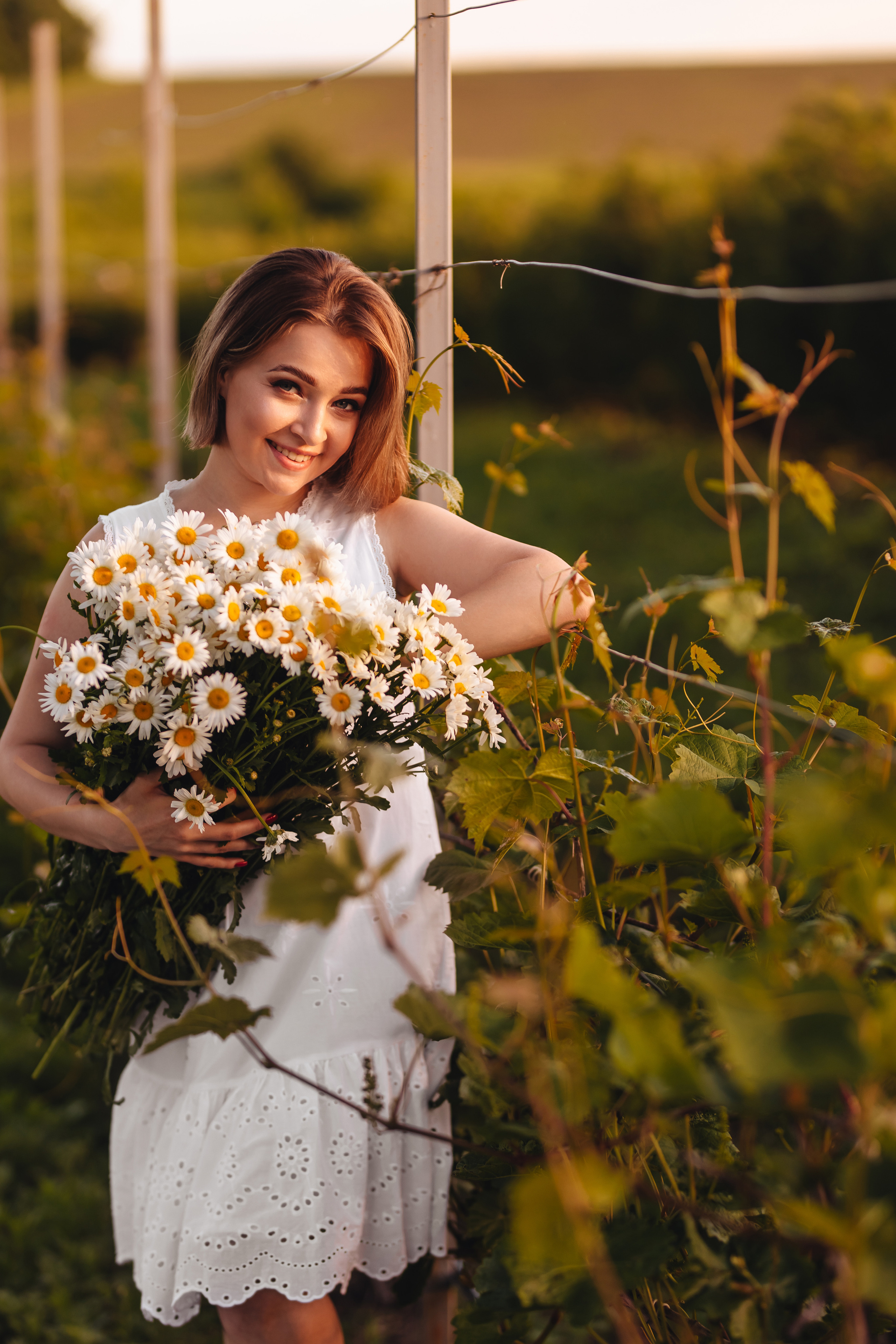 Маша в винограднике. Свадебный и семейный фотограф в Туле и области Маша Костина