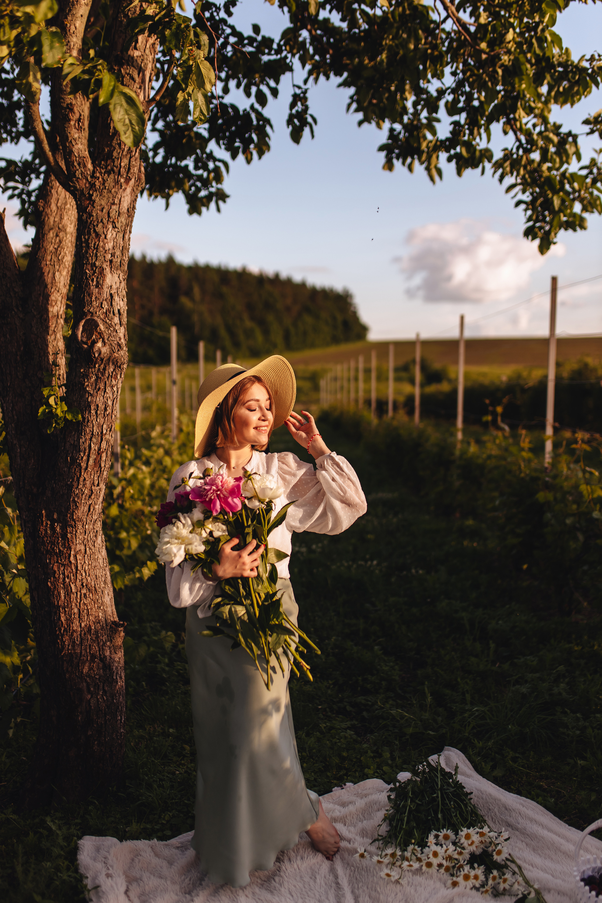 Маша в винограднике. Свадебный и семейный фотограф в Туле и области Маша Костина