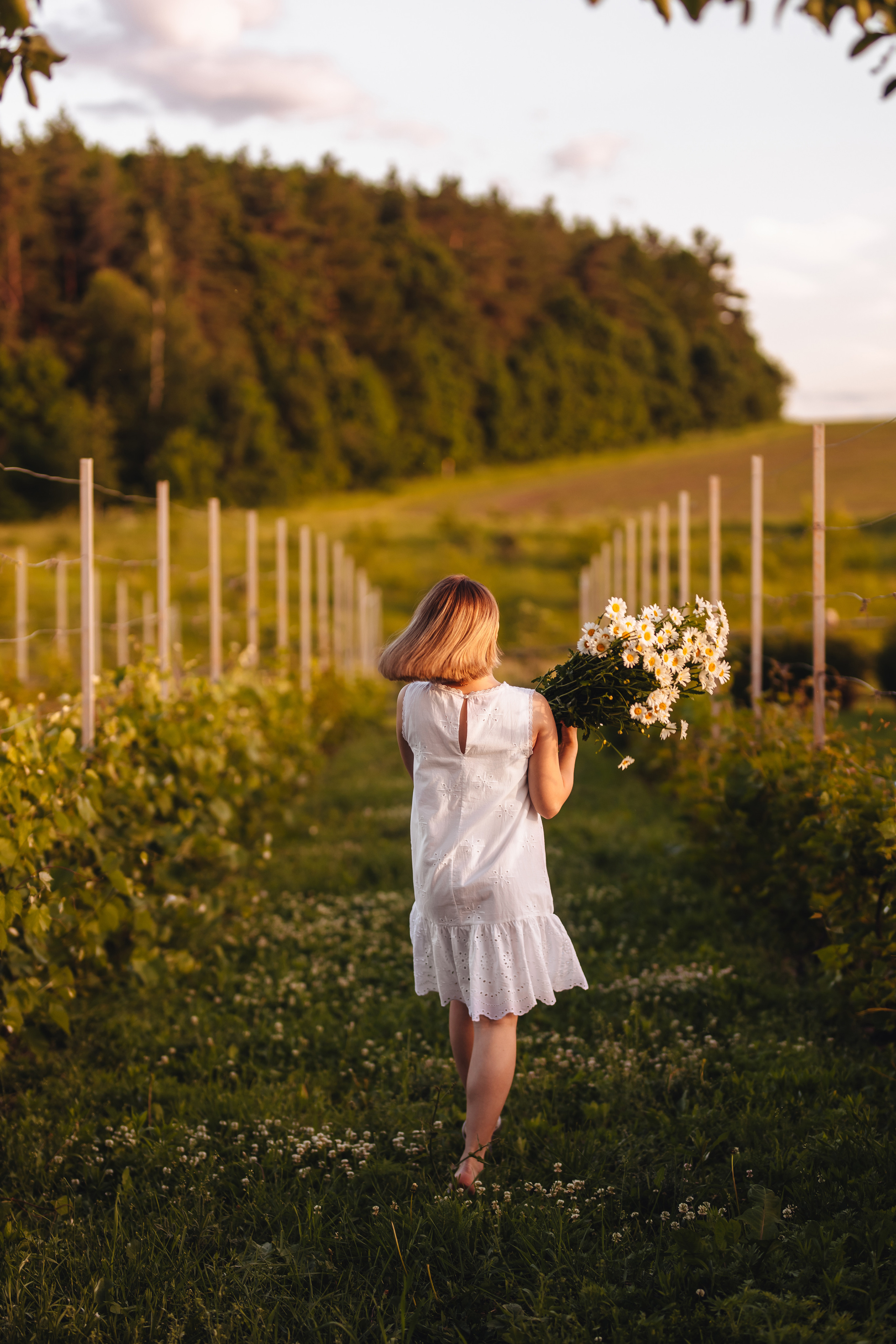 Маша в винограднике. Свадебный и семейный фотограф в Туле и области Маша Костина