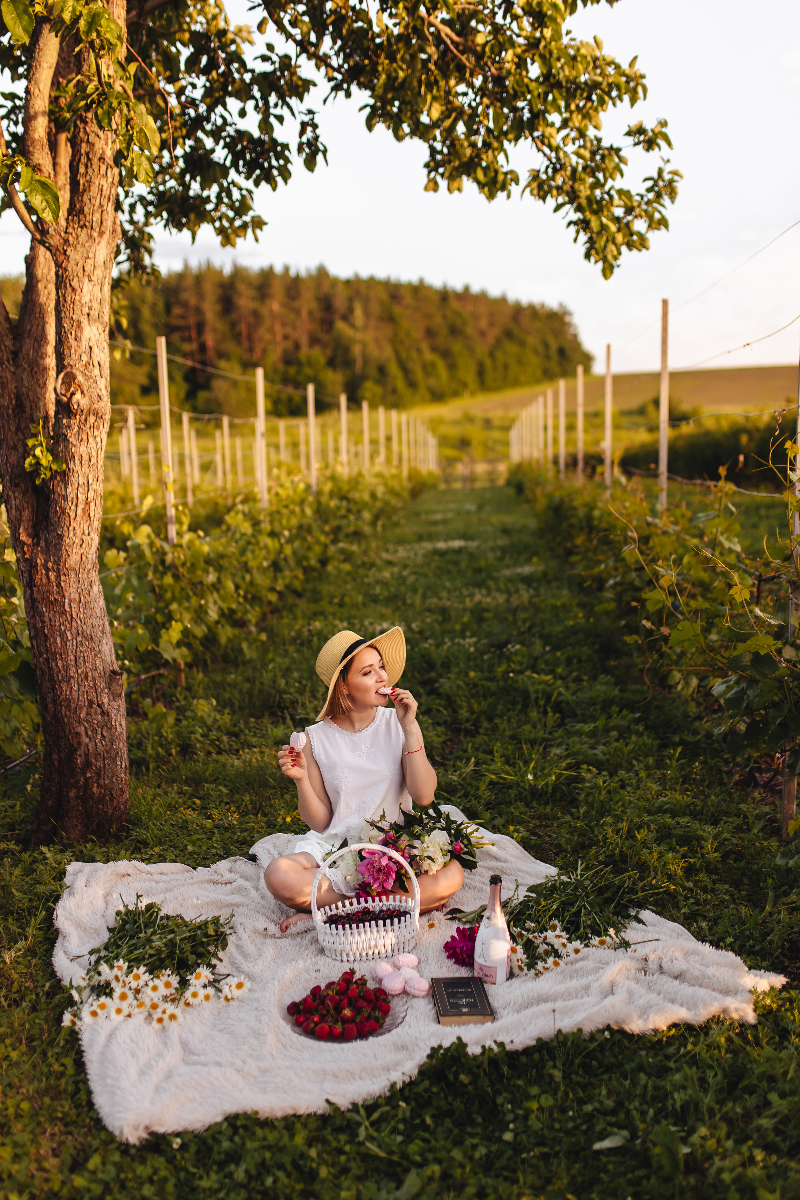 Маша в винограднике. Свадебный и семейный фотограф в Туле и области Маша Костина
