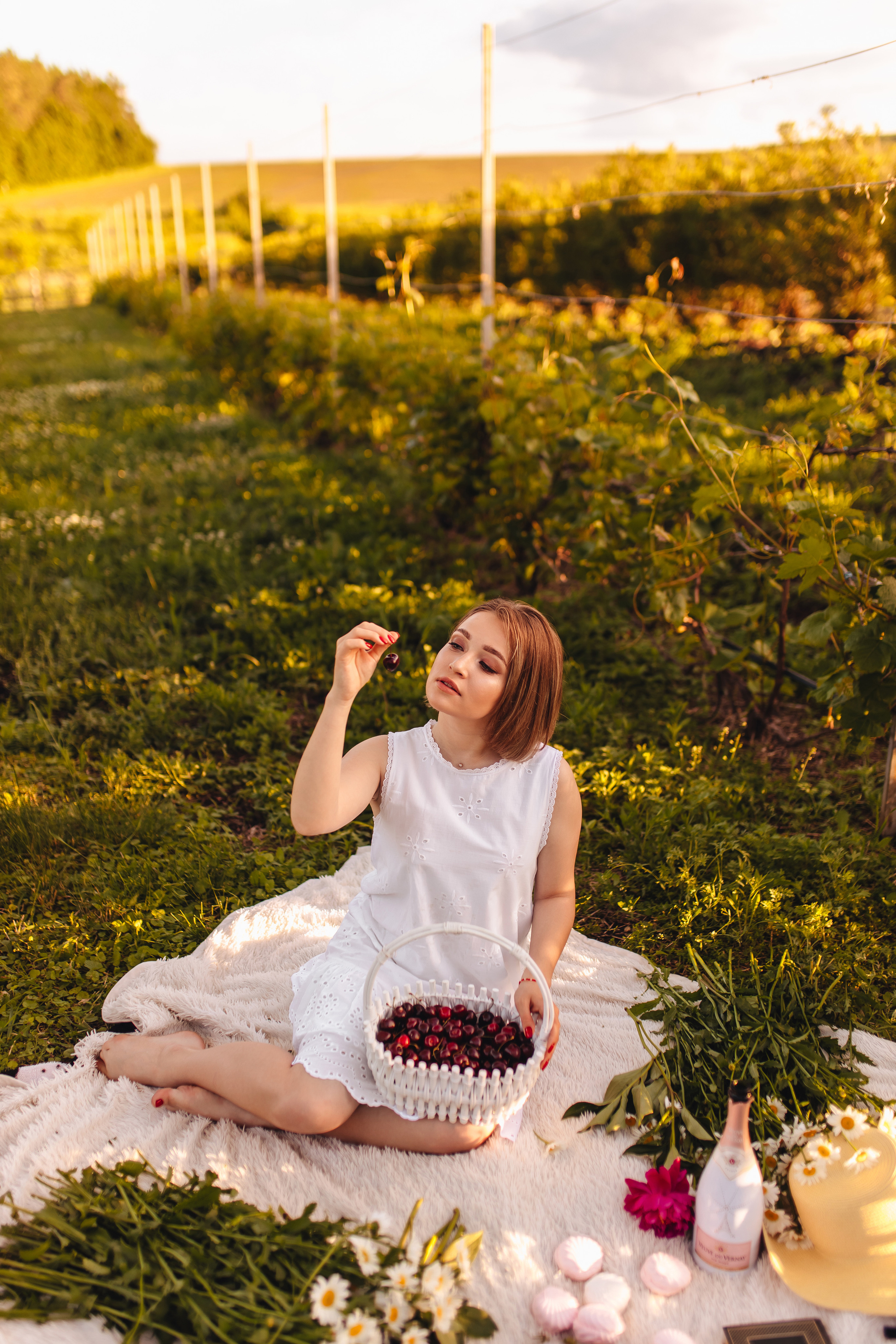 Маша в винограднике. Свадебный и семейный фотограф в Туле и области Маша Костина