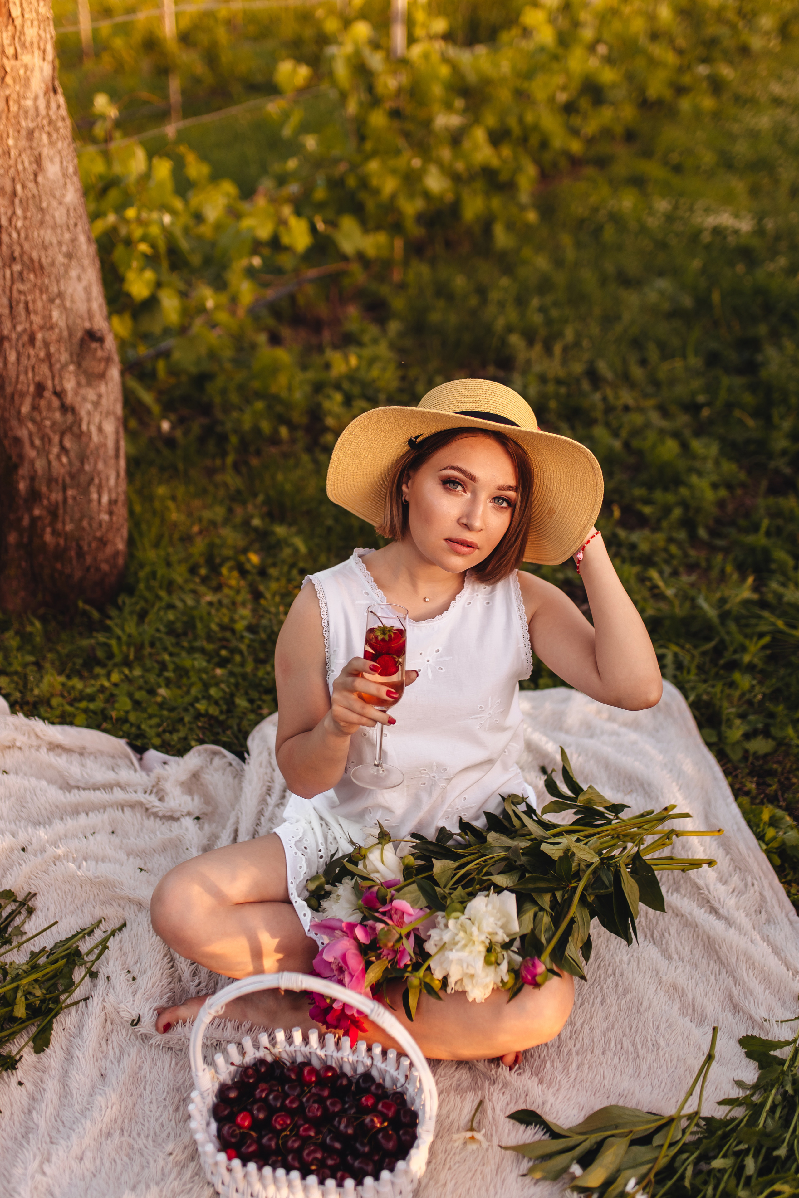 Маша в винограднике. Свадебный и семейный фотограф в Туле и области Маша Костина