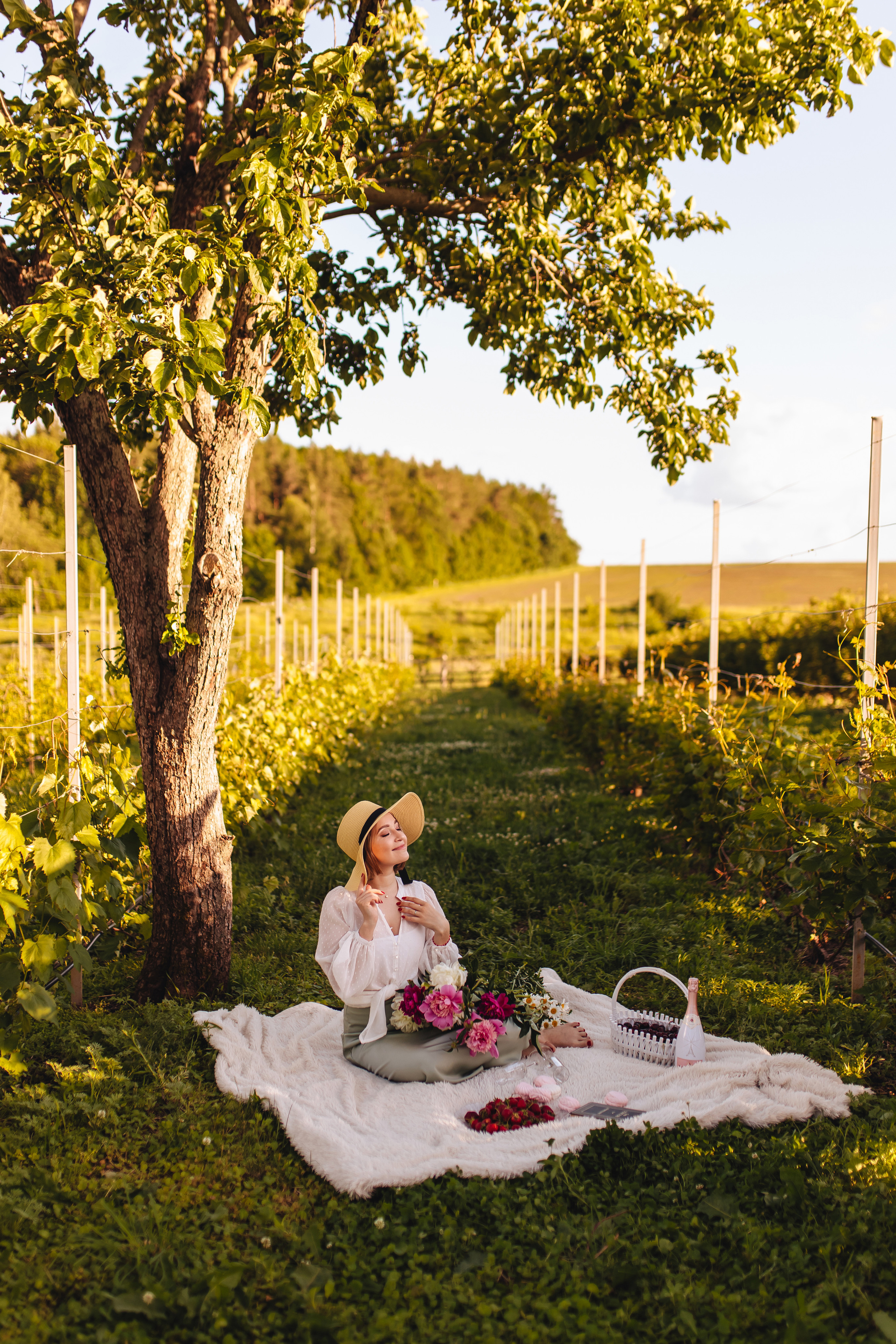 Маша в винограднике. Свадебный и семейный фотограф в Туле и области Маша Костина