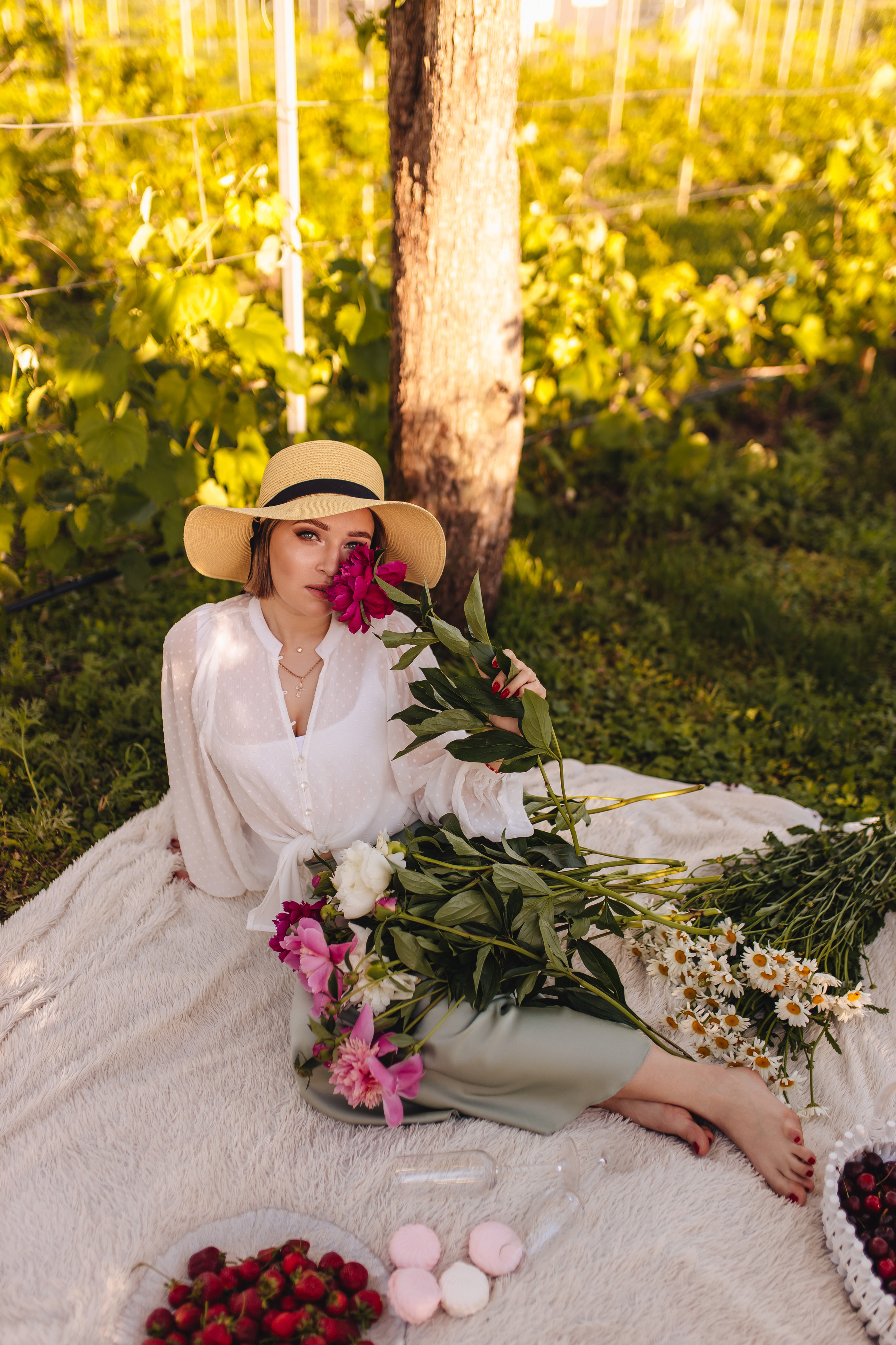 Маша в винограднике. Свадебный и семейный фотограф в Туле и области Маша Костина