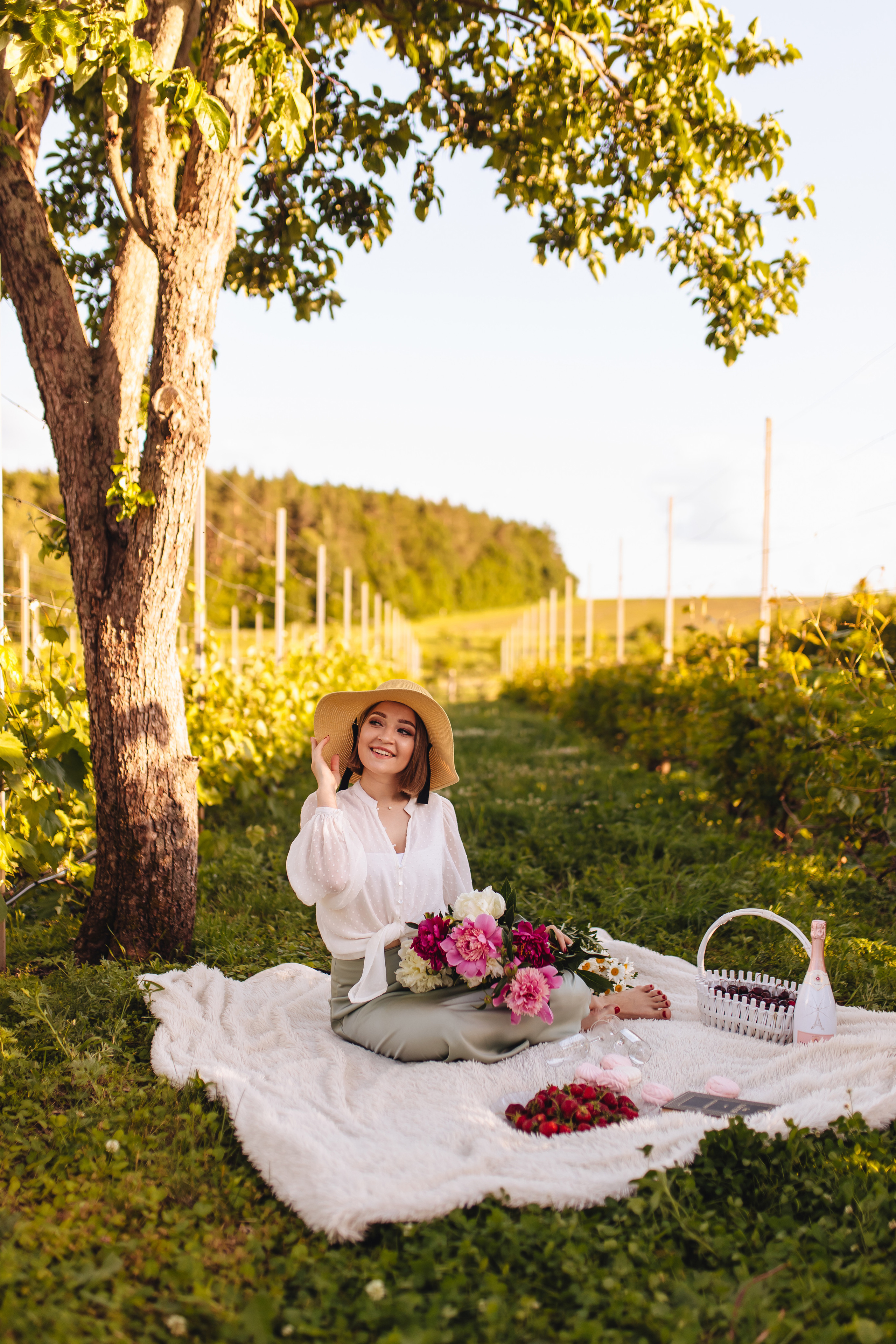 Маша в винограднике. Свадебный и семейный фотограф в Туле и области Маша Костина