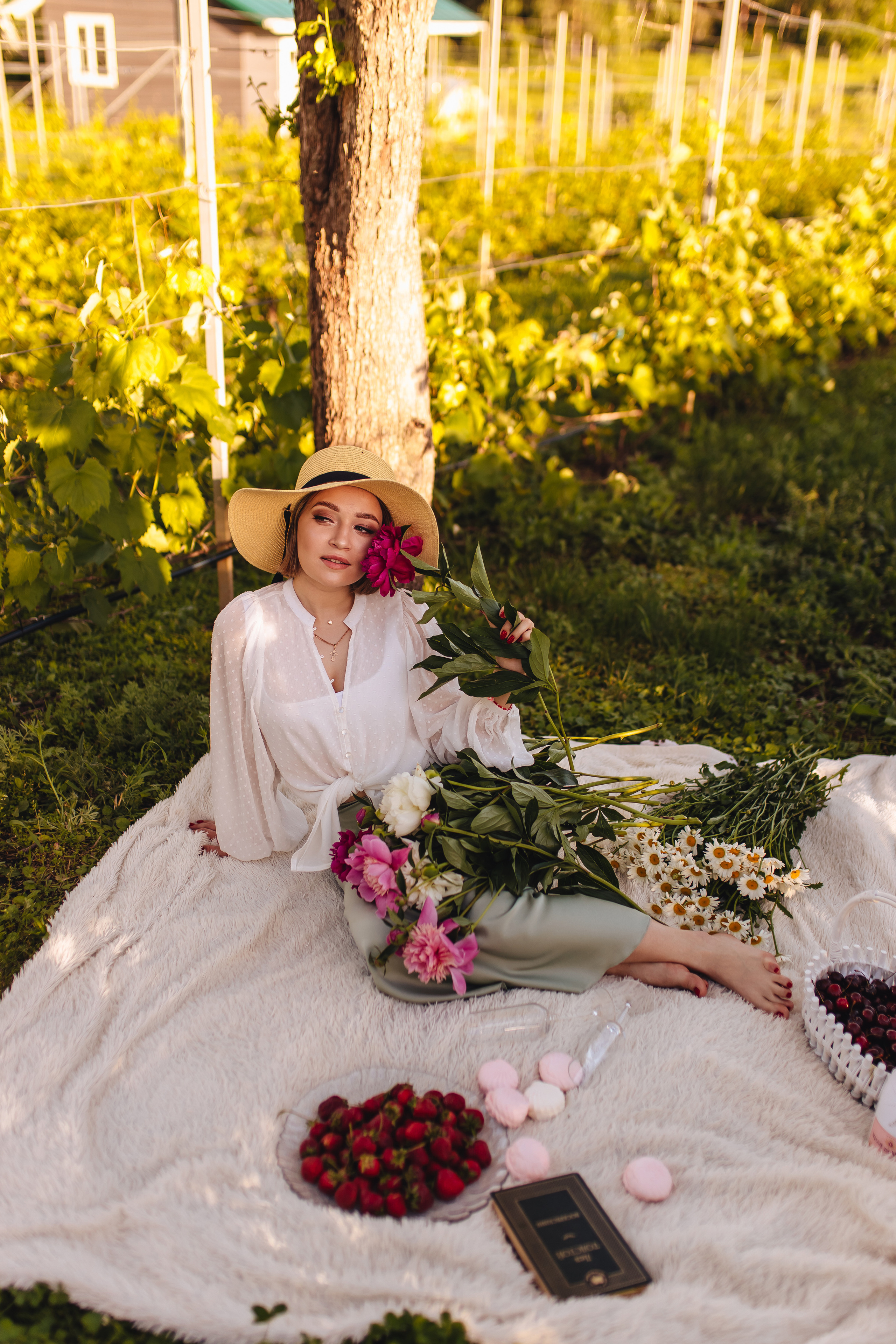 Маша в винограднике. Свадебный и семейный фотограф в Туле и области Маша Костина