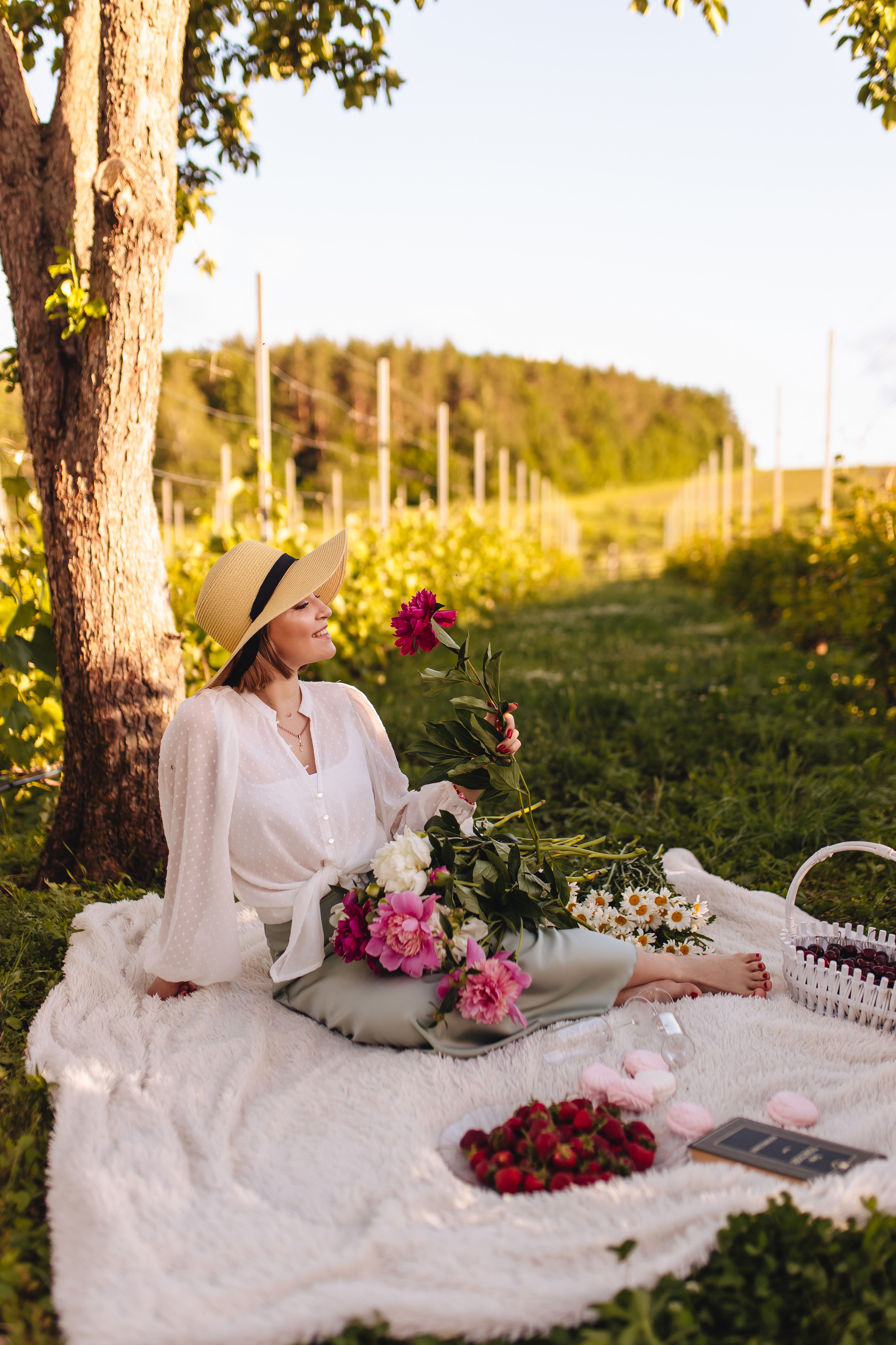 Маша в винограднике. Свадебный и семейный фотограф в Туле и области Маша Костина