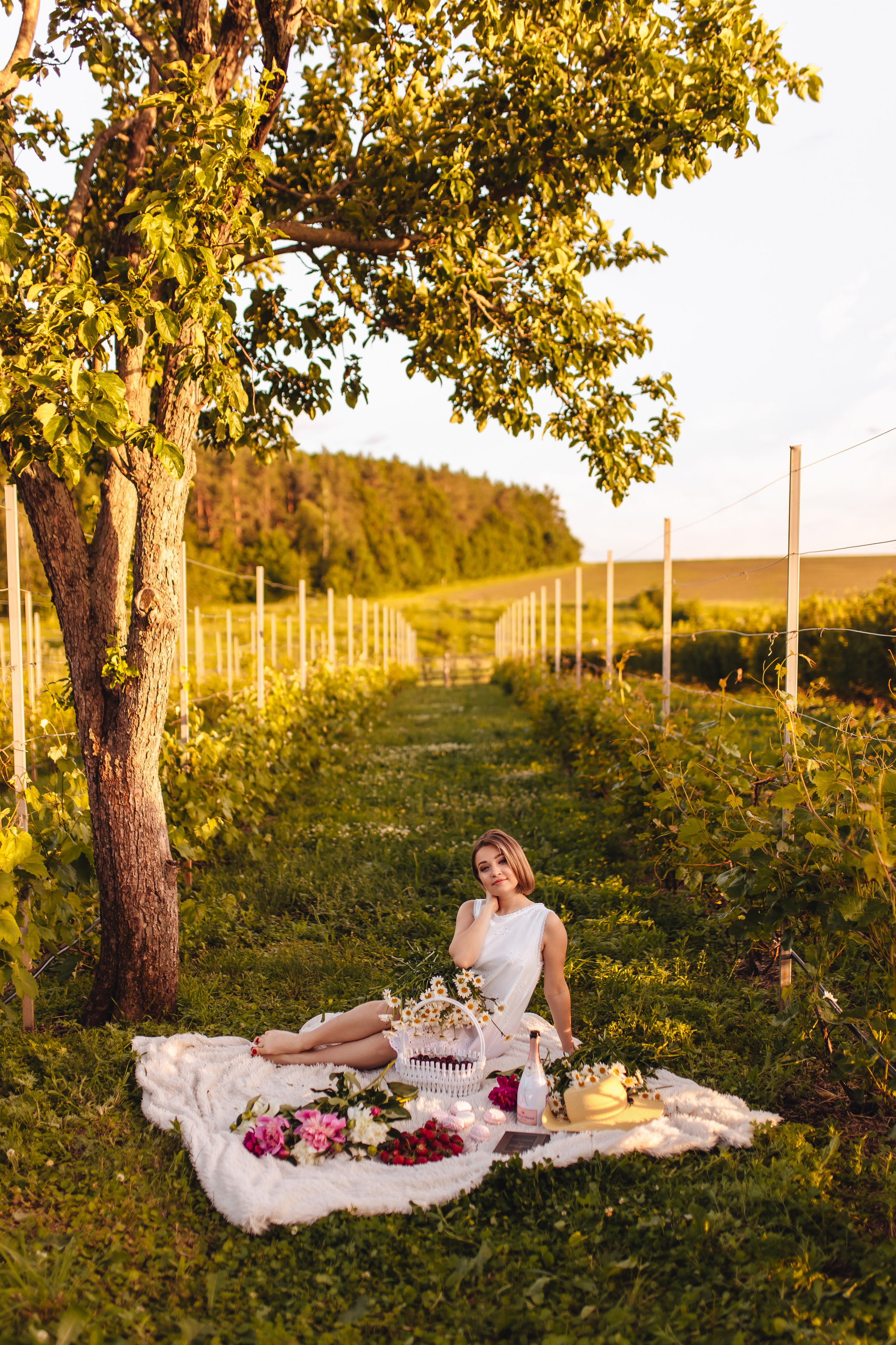 Маша в винограднике. Свадебный и семейный фотограф в Туле и области Маша Костина