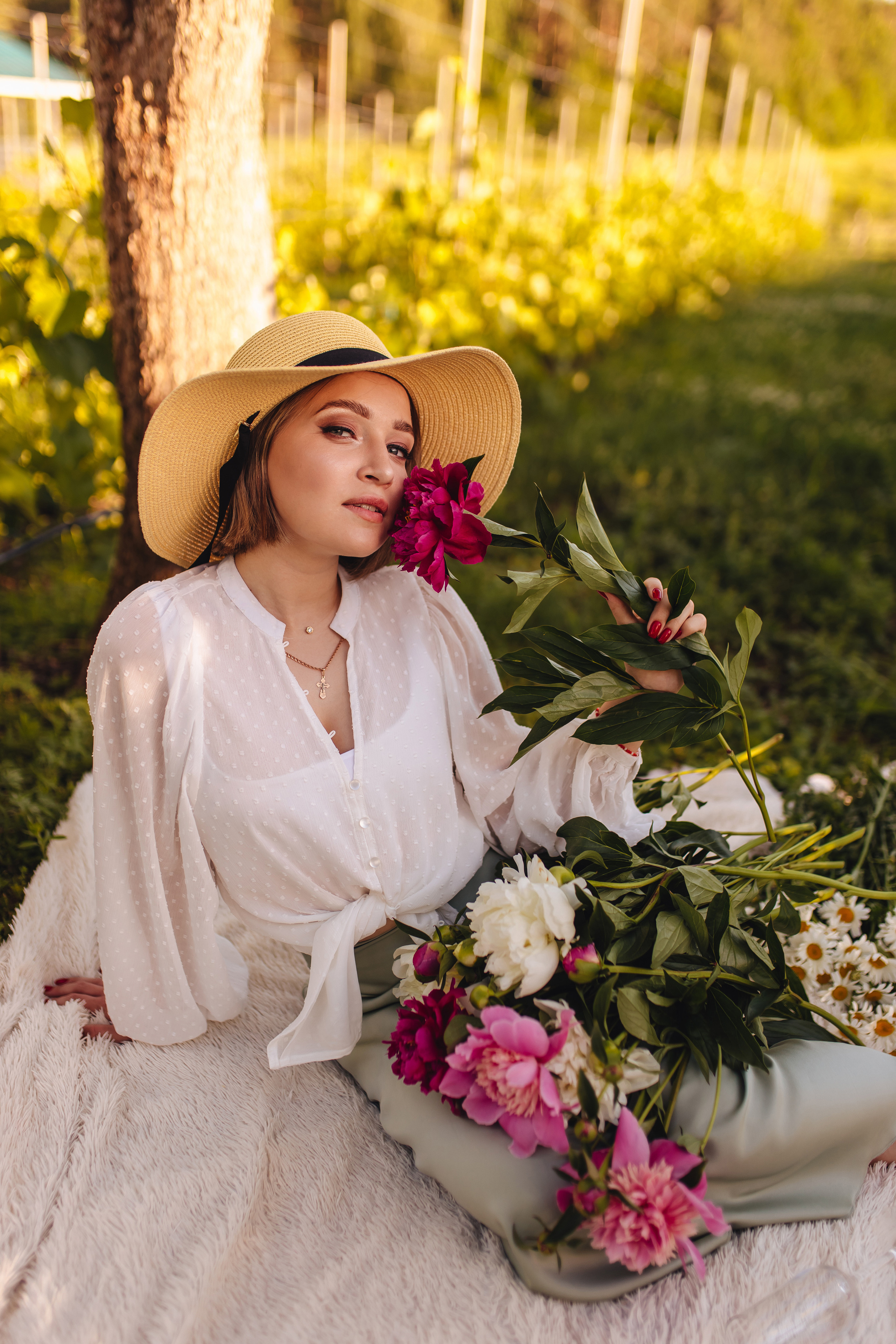 Маша в винограднике. Свадебный и семейный фотограф в Туле и области Маша Костина