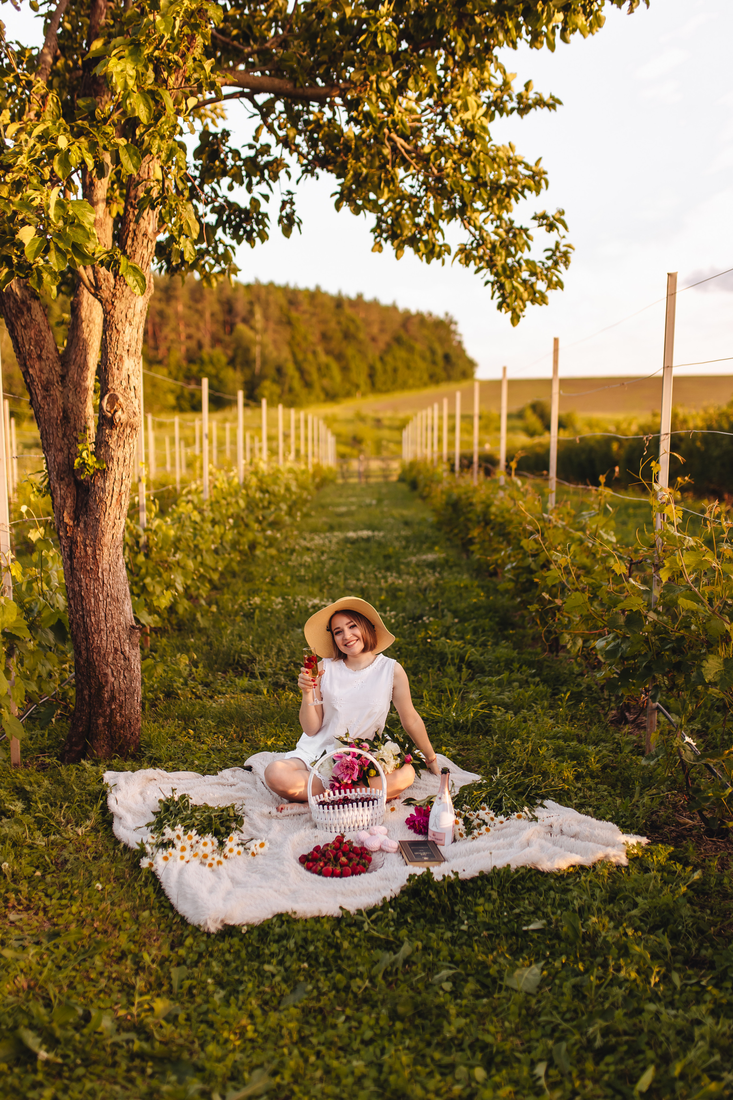 Маша в винограднике. Свадебный и семейный фотограф в Туле и области Маша Костина