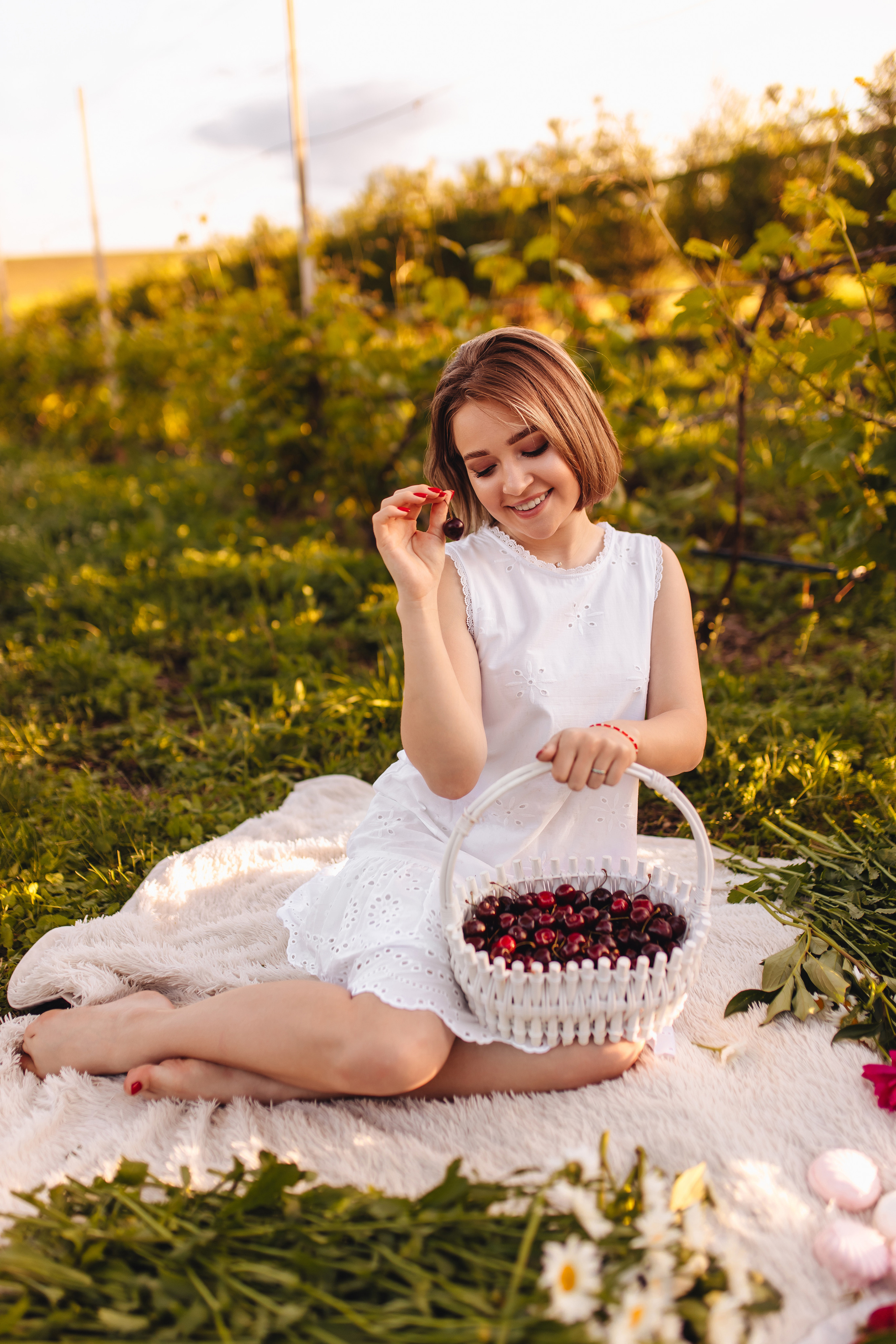 Маша в винограднике. Свадебный и семейный фотограф в Туле и области Маша Костина