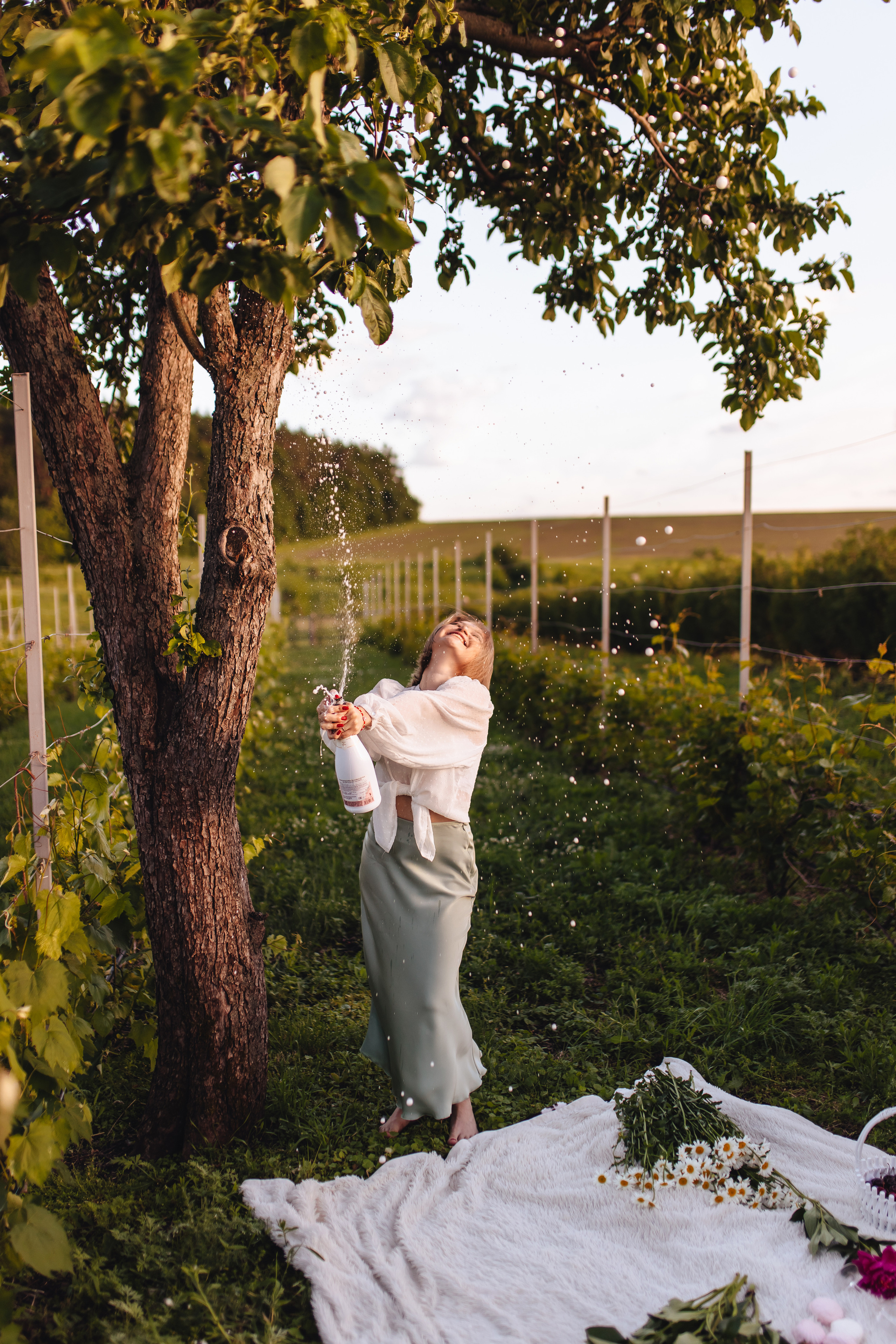 Маша в винограднике. Свадебный и семейный фотограф в Туле и области Маша Костина