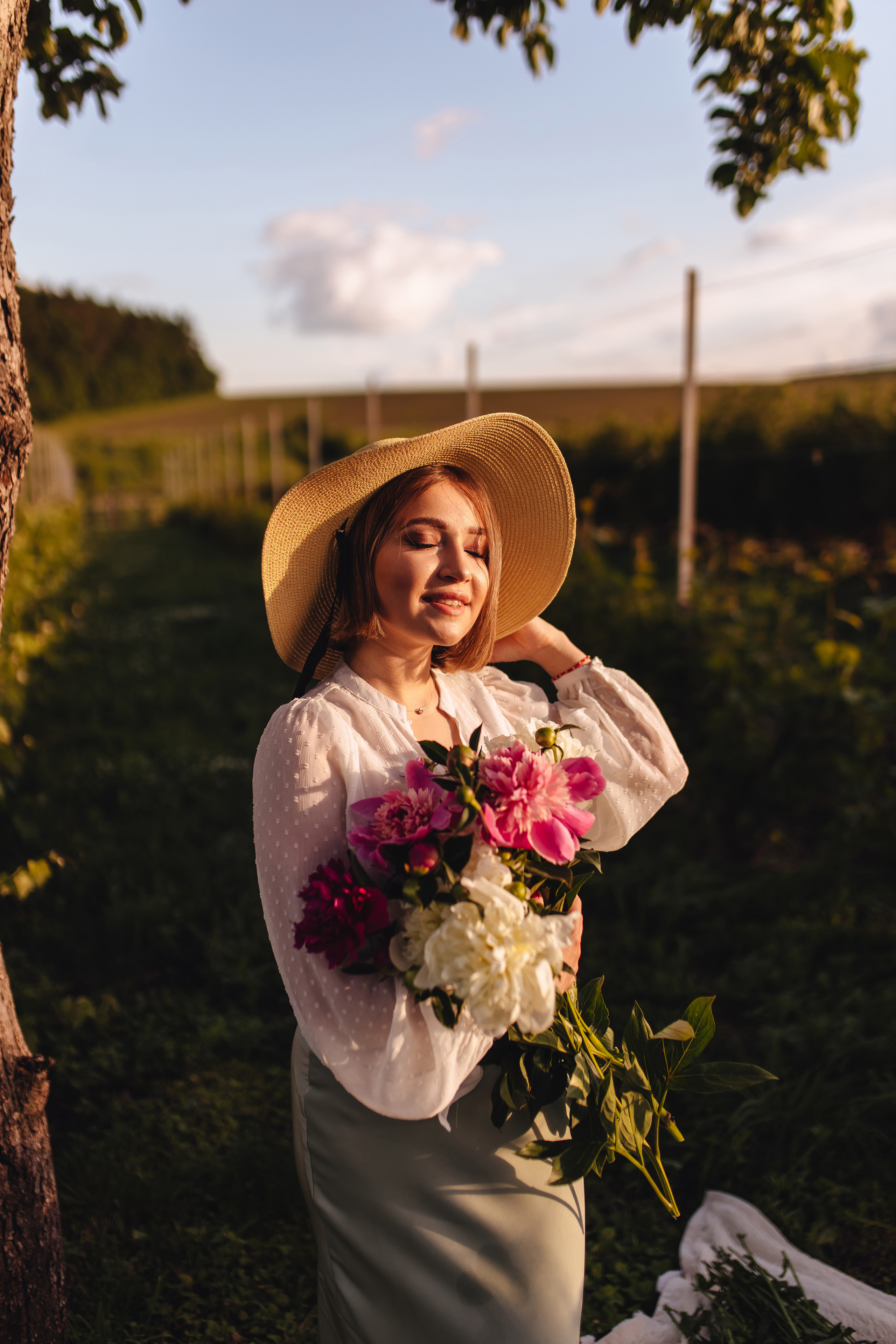 Маша в винограднике. Свадебный и семейный фотограф в Туле и области Маша Костина