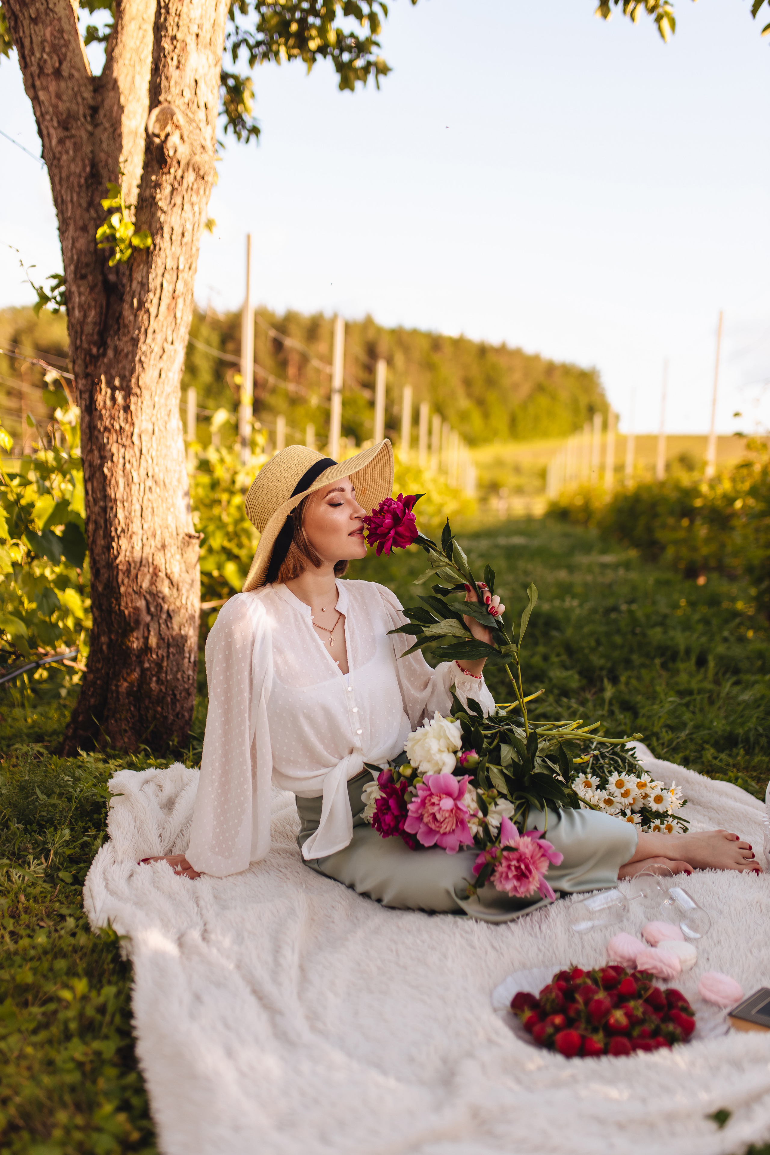 Маша в винограднике. Свадебный и семейный фотограф в Туле и области Маша Костина