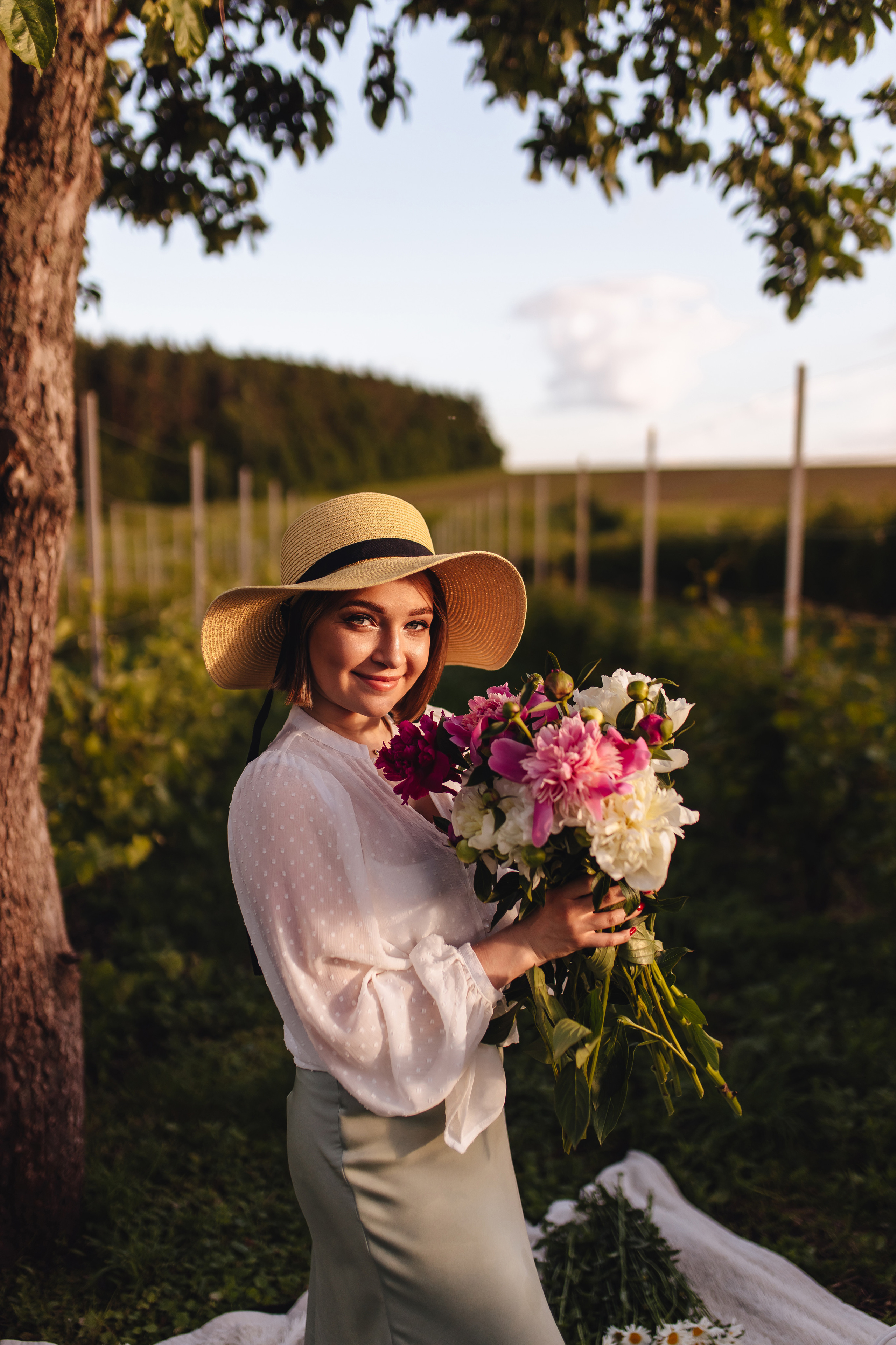 Маша в винограднике. Свадебный и семейный фотограф в Туле и области Маша Костина