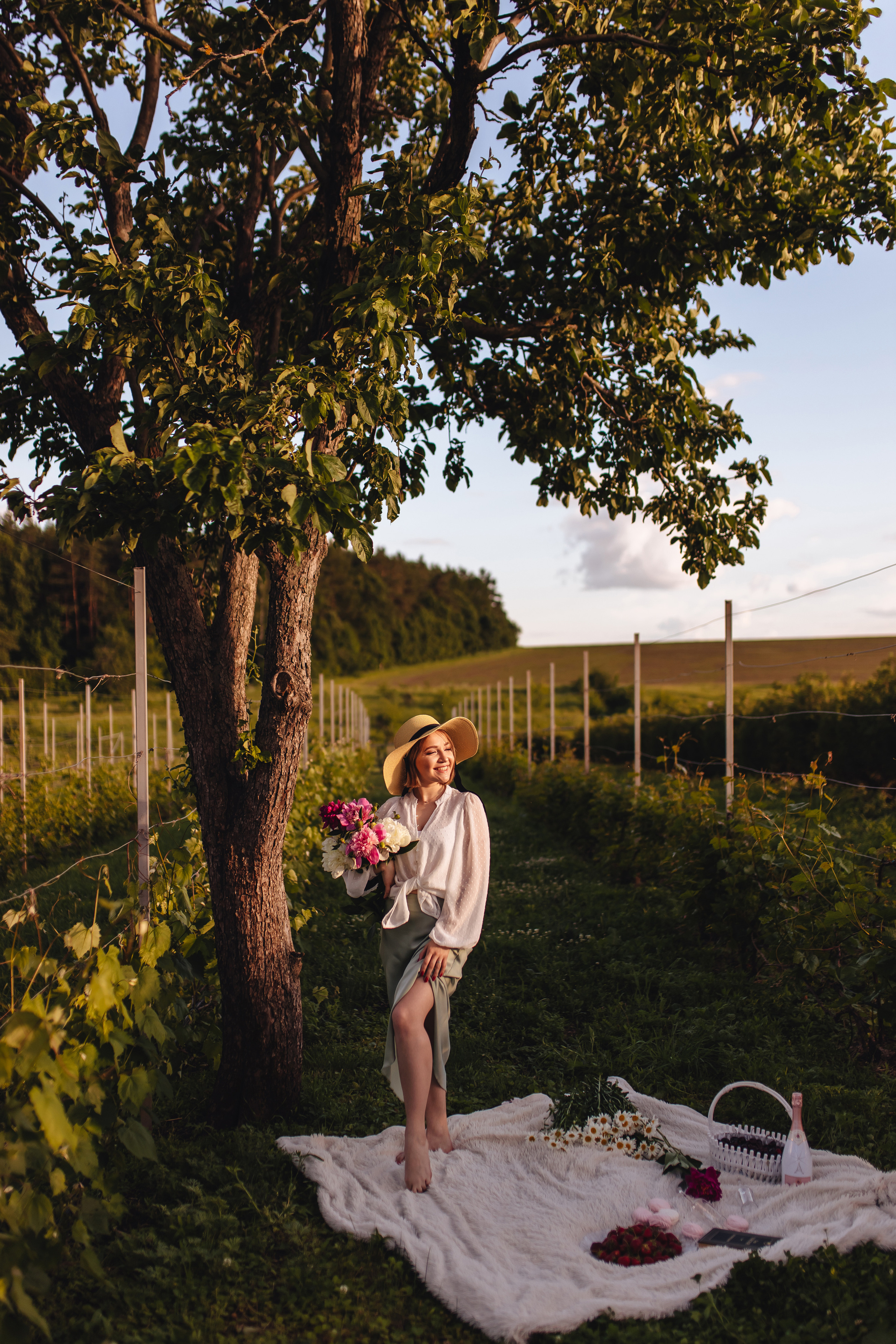 Маша в винограднике. Свадебный и семейный фотограф в Туле и области Маша Костина