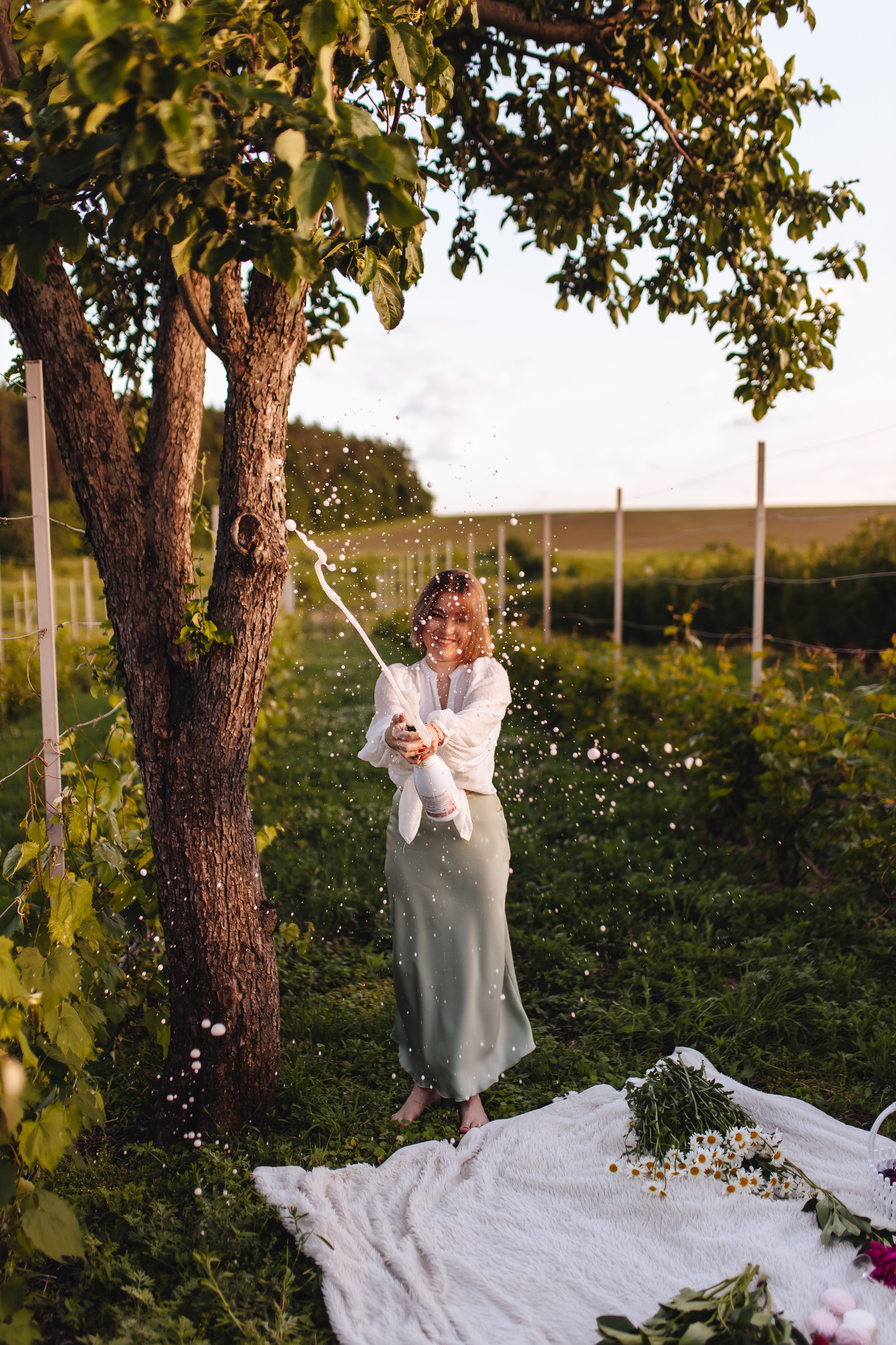Маша в винограднике. Свадебный и семейный фотограф в Туле и области Маша Костина