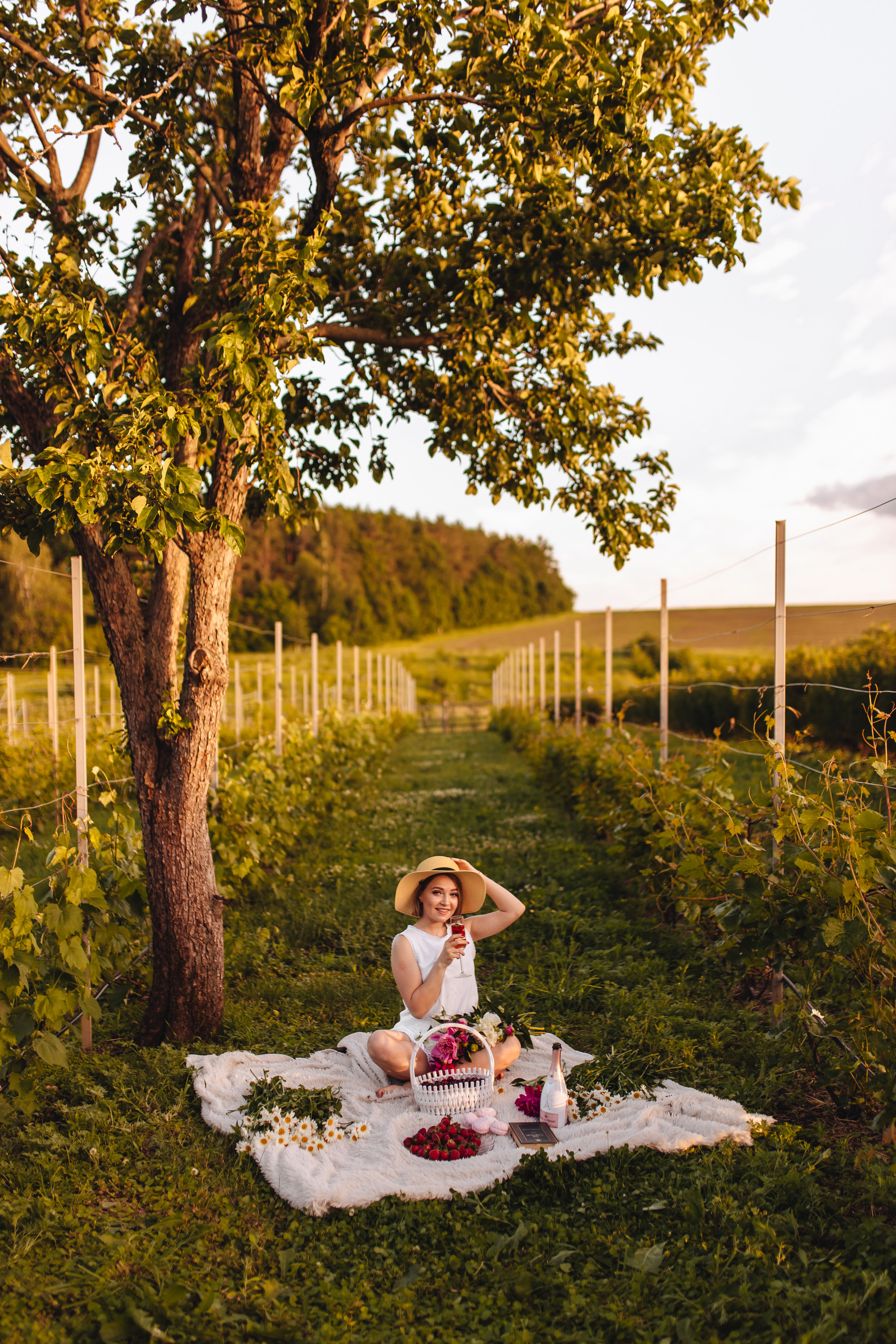 Маша в винограднике. Свадебный и семейный фотограф в Туле и области Маша Костина