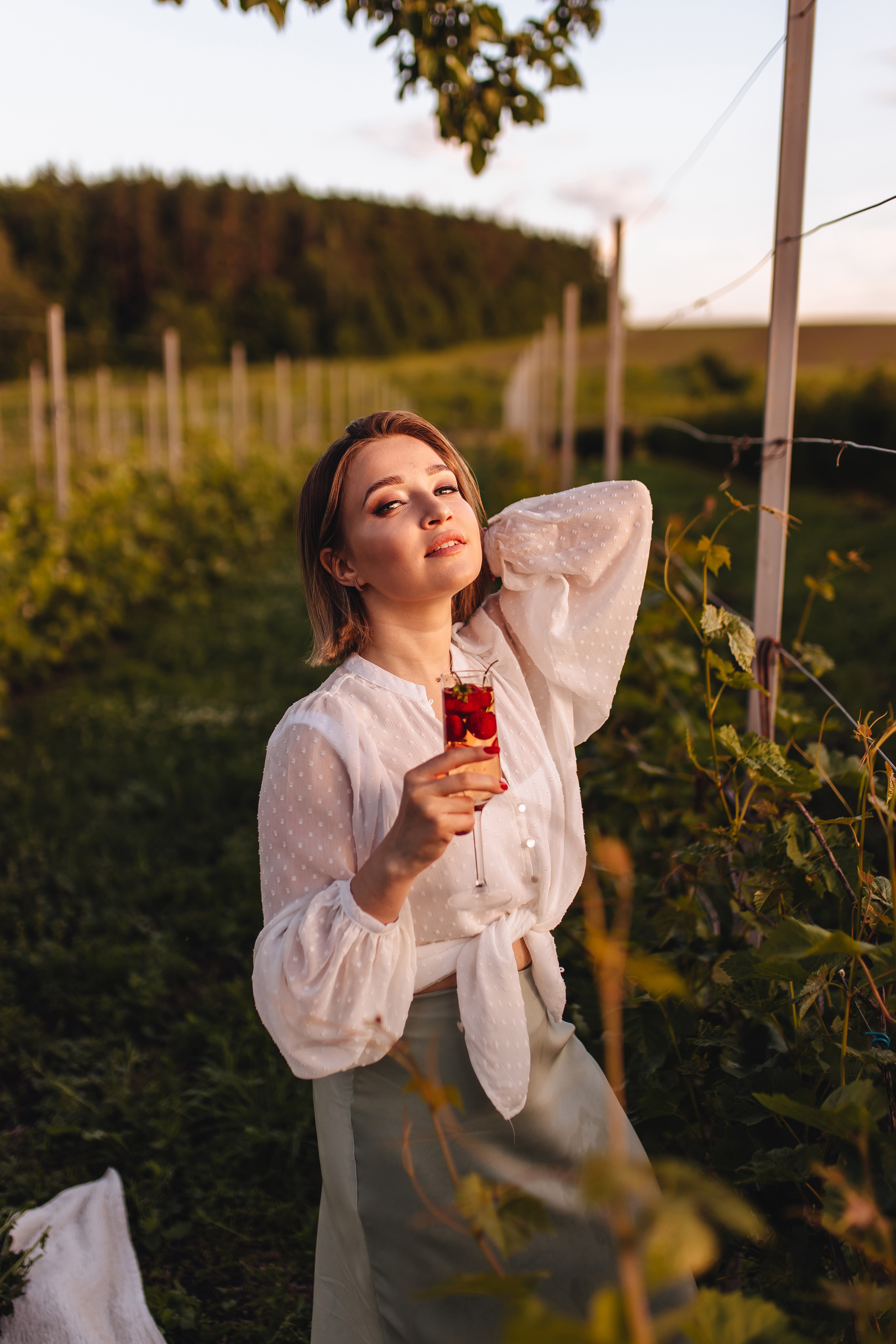 Маша в винограднике. Свадебный и семейный фотограф в Туле и области Маша Костина