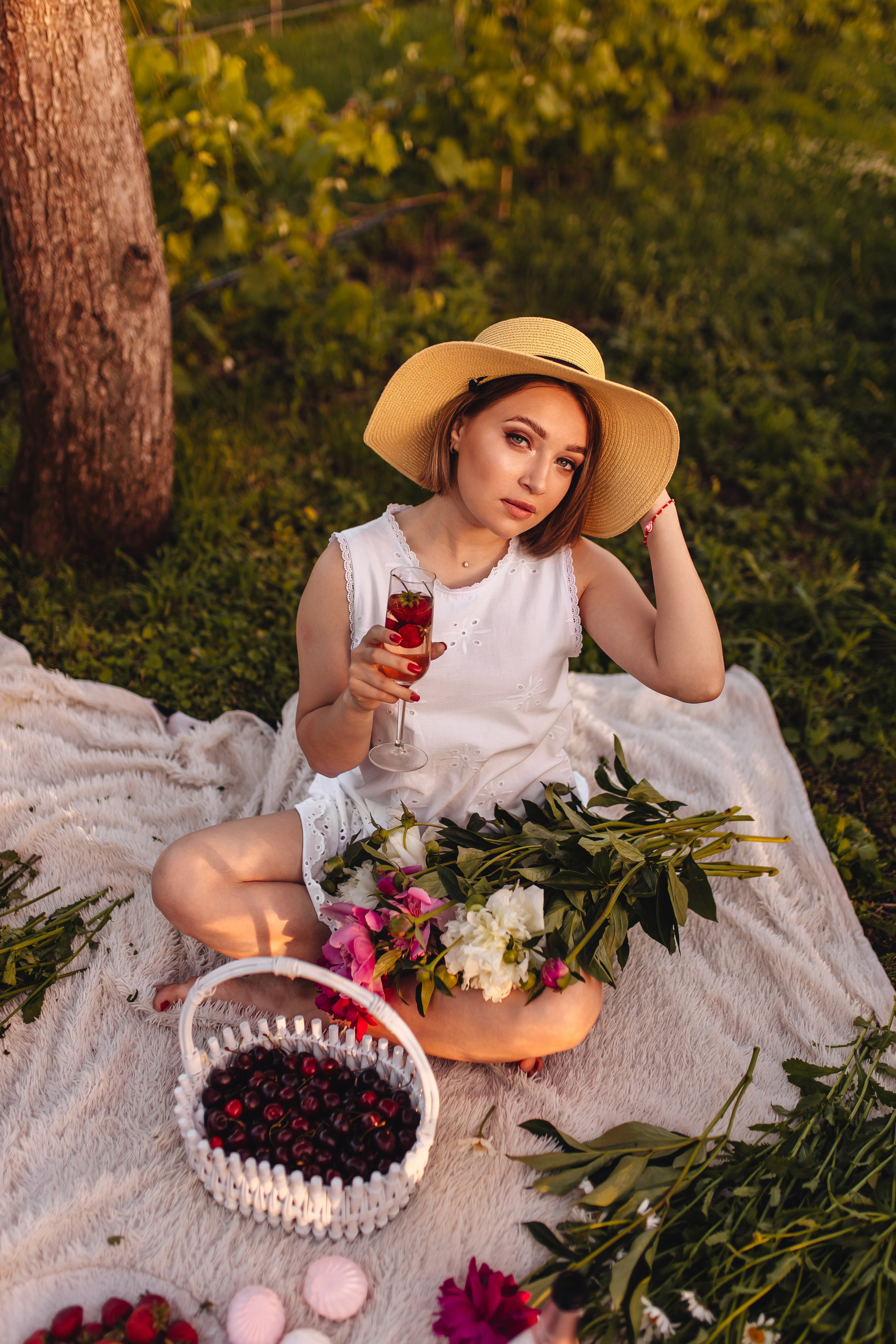 Маша в винограднике. Свадебный и семейный фотограф в Туле и области Маша Костина