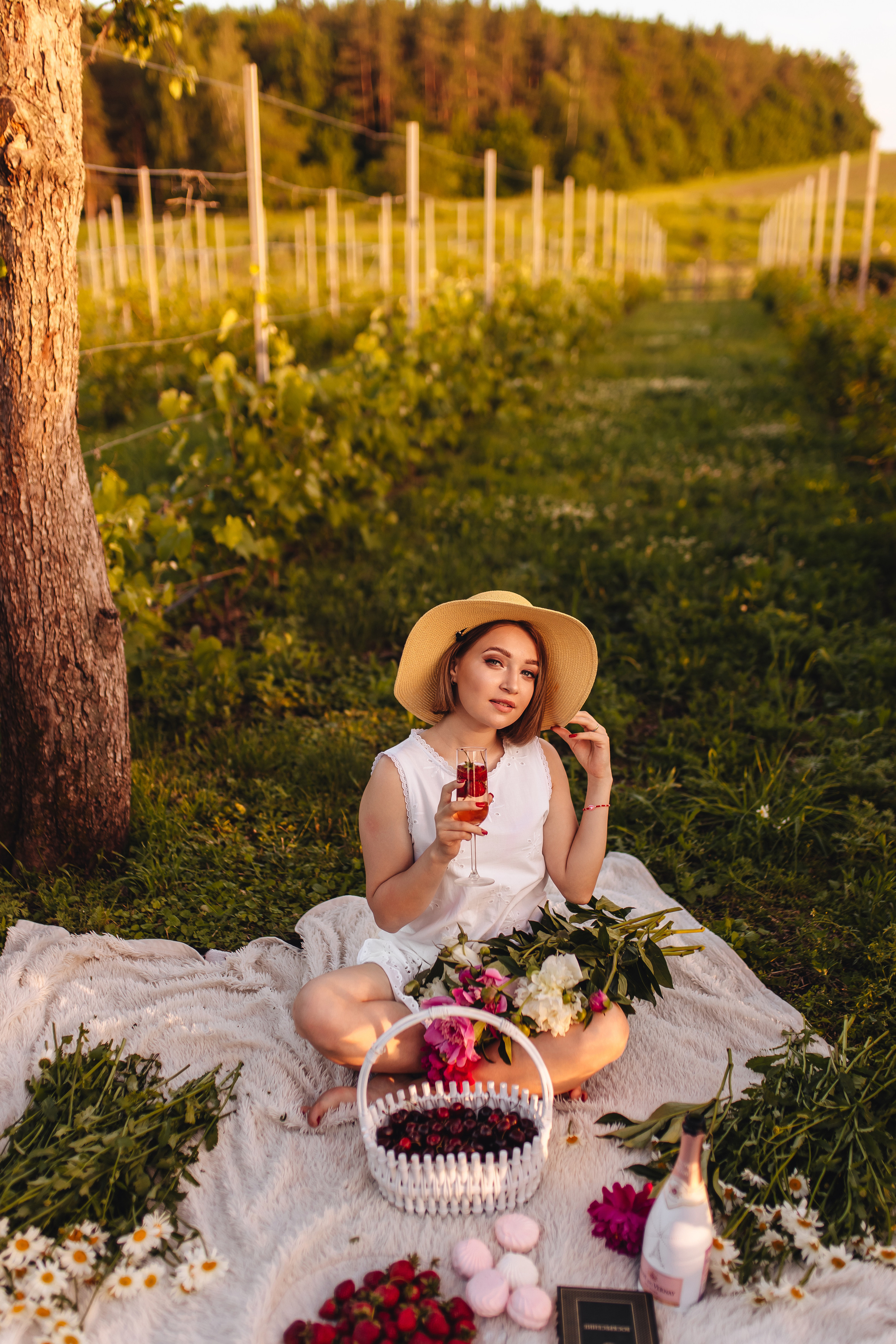 Маша в винограднике. Свадебный и семейный фотограф в Туле и области Маша Костина