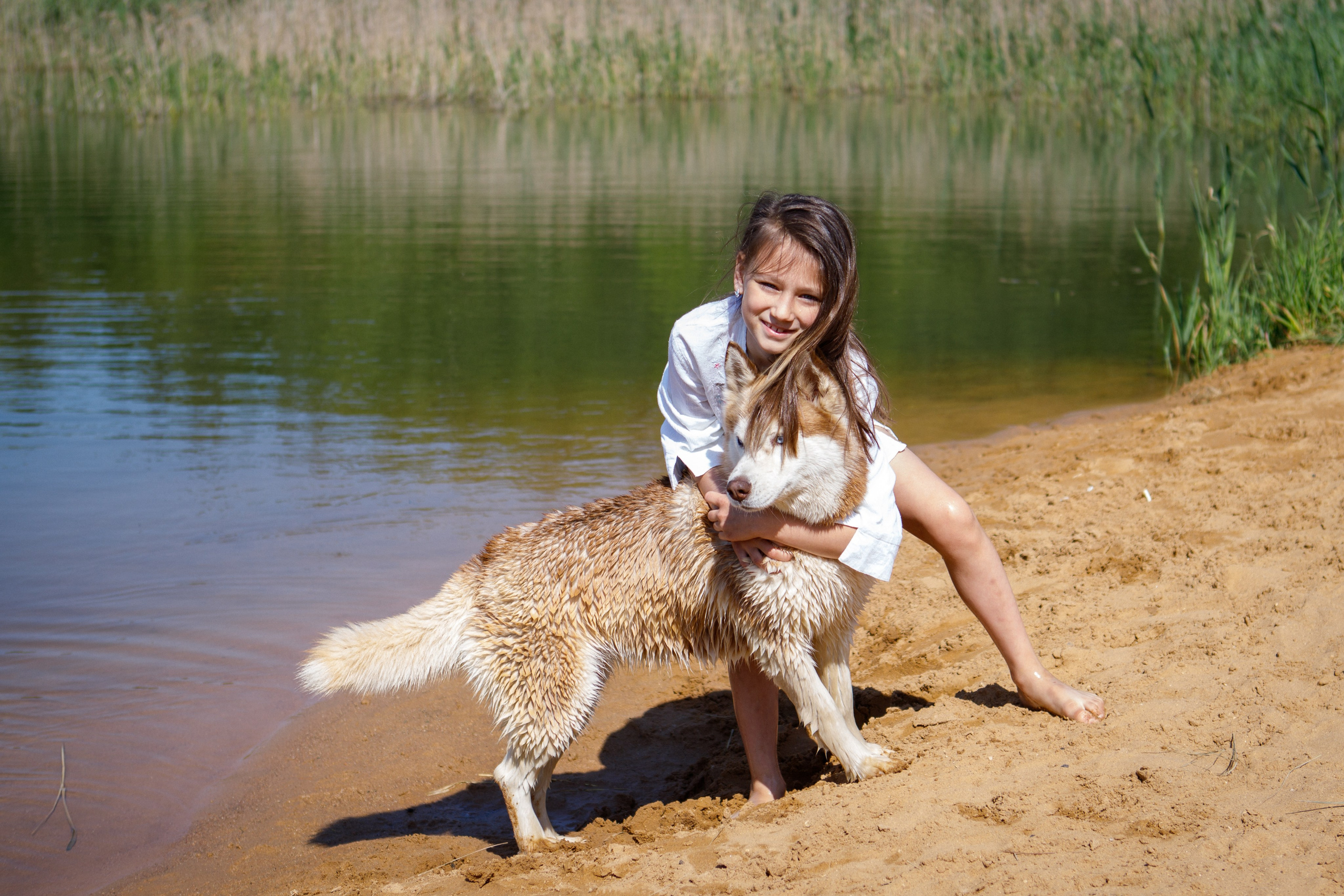 На озере. Детский и семейный фотограф Мария Киселёва. Москва