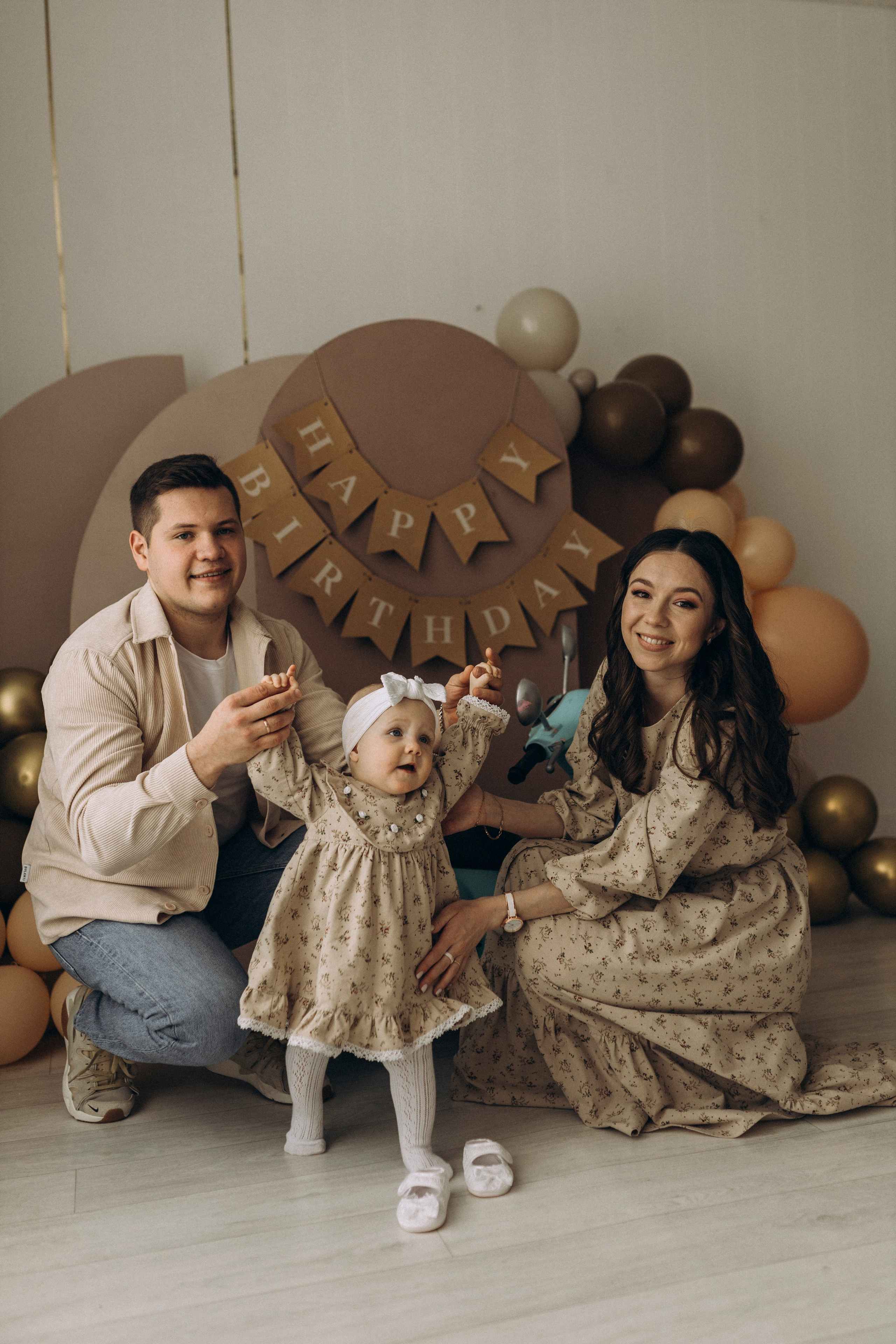 Сьемка годика для Анечки. Семейный и детский фотограф в Рязани Васюгова Мария