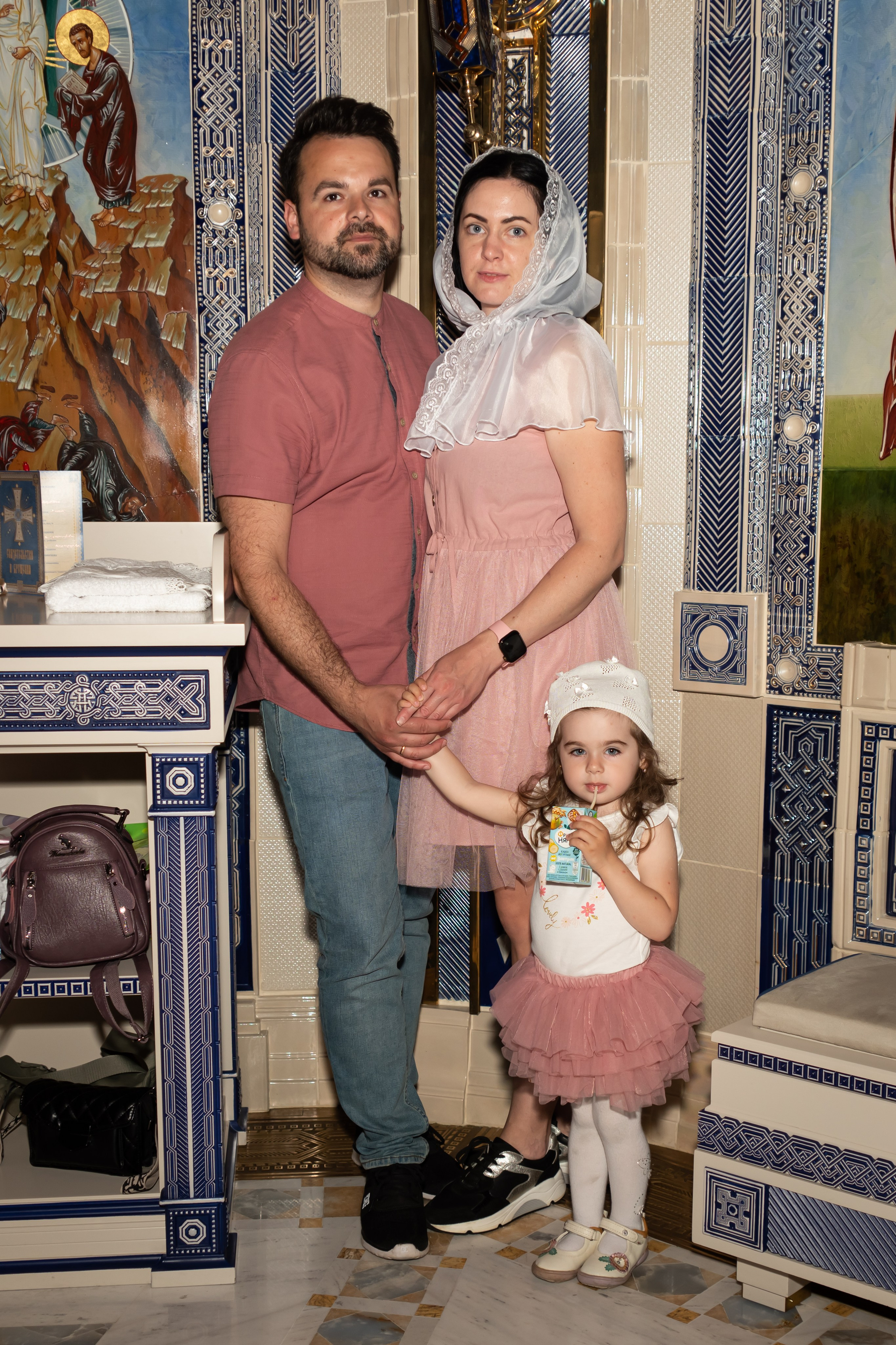 Крещение. Семейный и детский фотограф в Москве Евгения Миронова