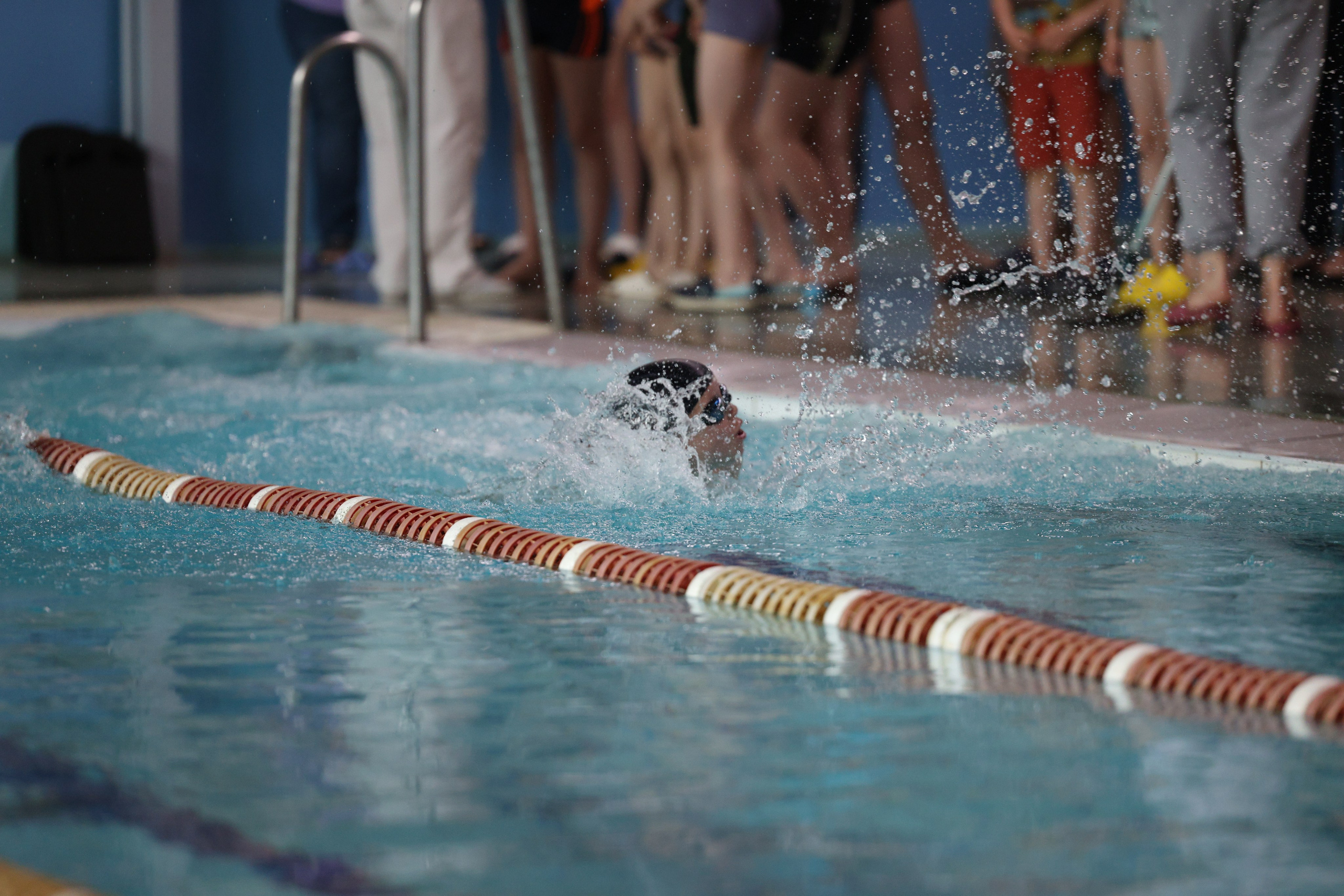 Веселый дельфин. Плавание. Дети 8-9 лет. Фотограф Александр Заломаев